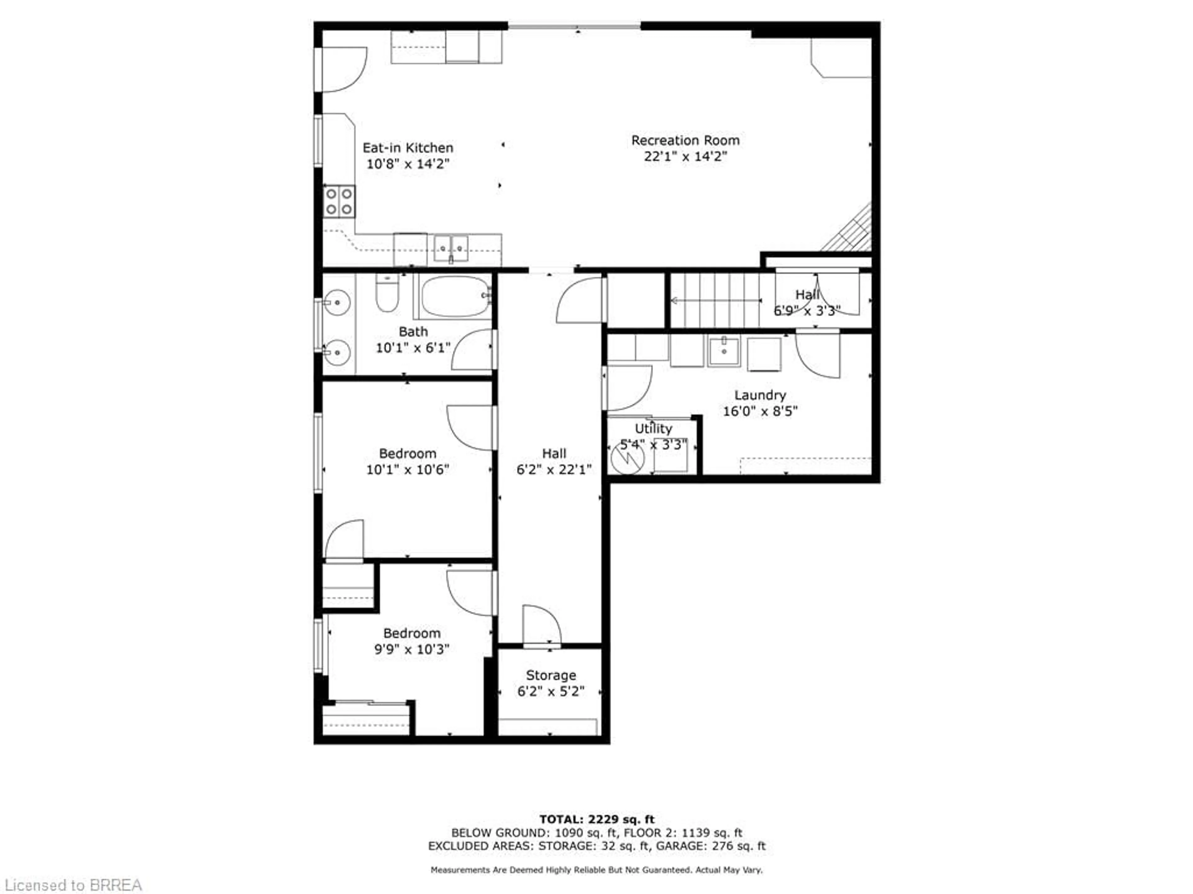 Floor plan for 13 King William St, St. George Ontario N0E 1N0