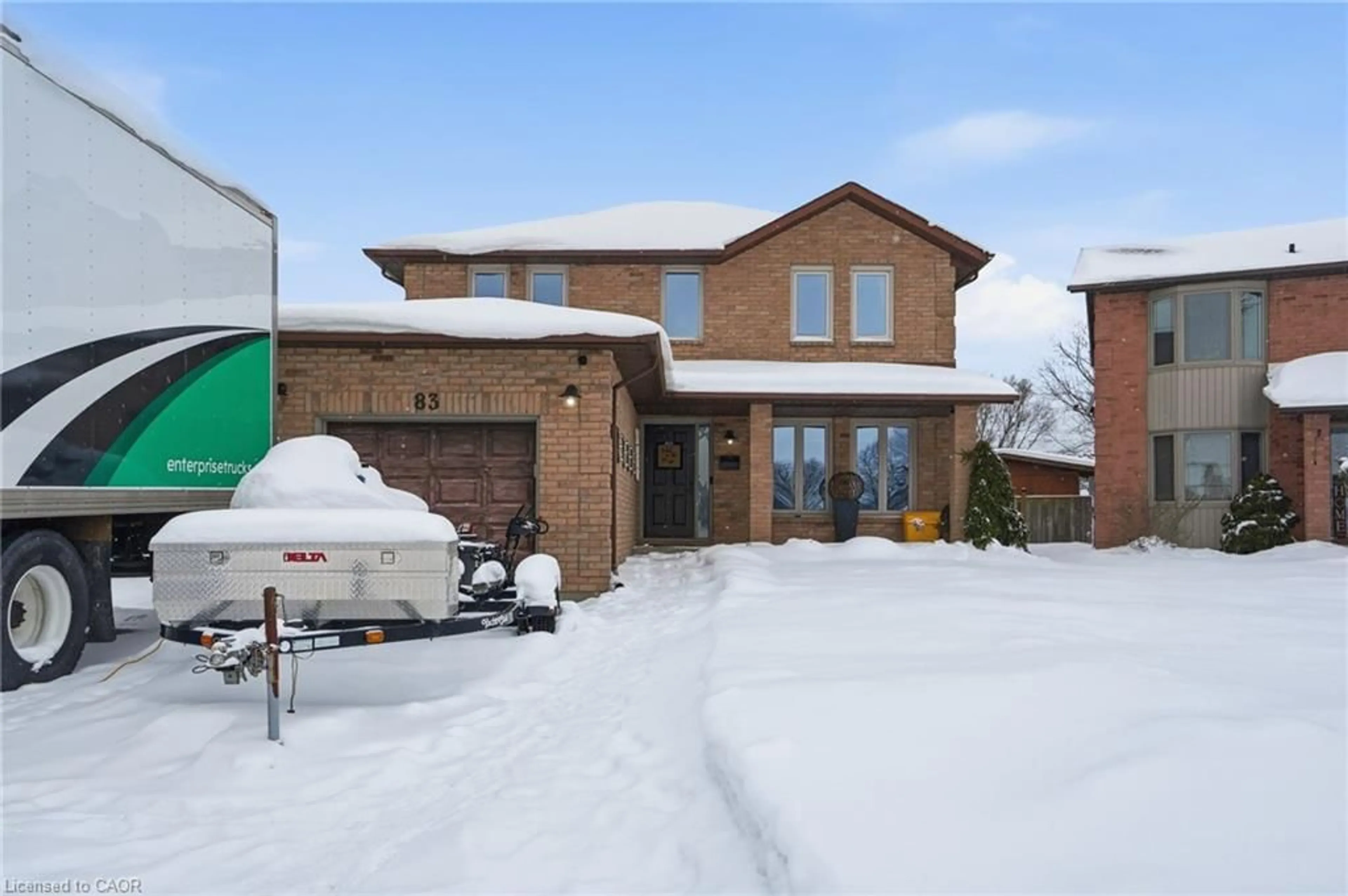 Home with brick exterior material, street for 83 Briarsdale Cres, Welland Ontario L3C 6S8