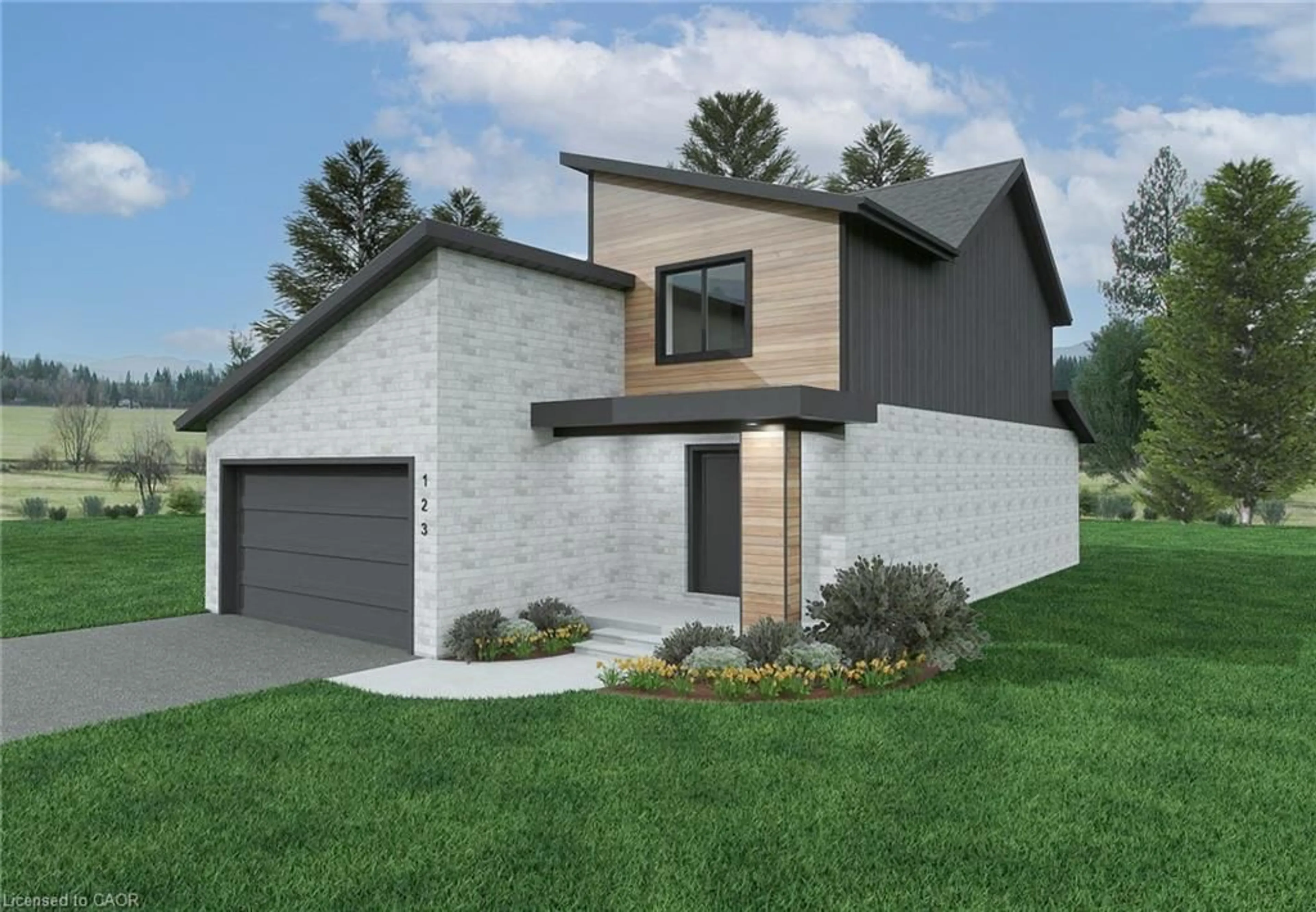Home with brick exterior material, street for LOT 20 Featherstone St, Listowel Ontario N4W 4F5