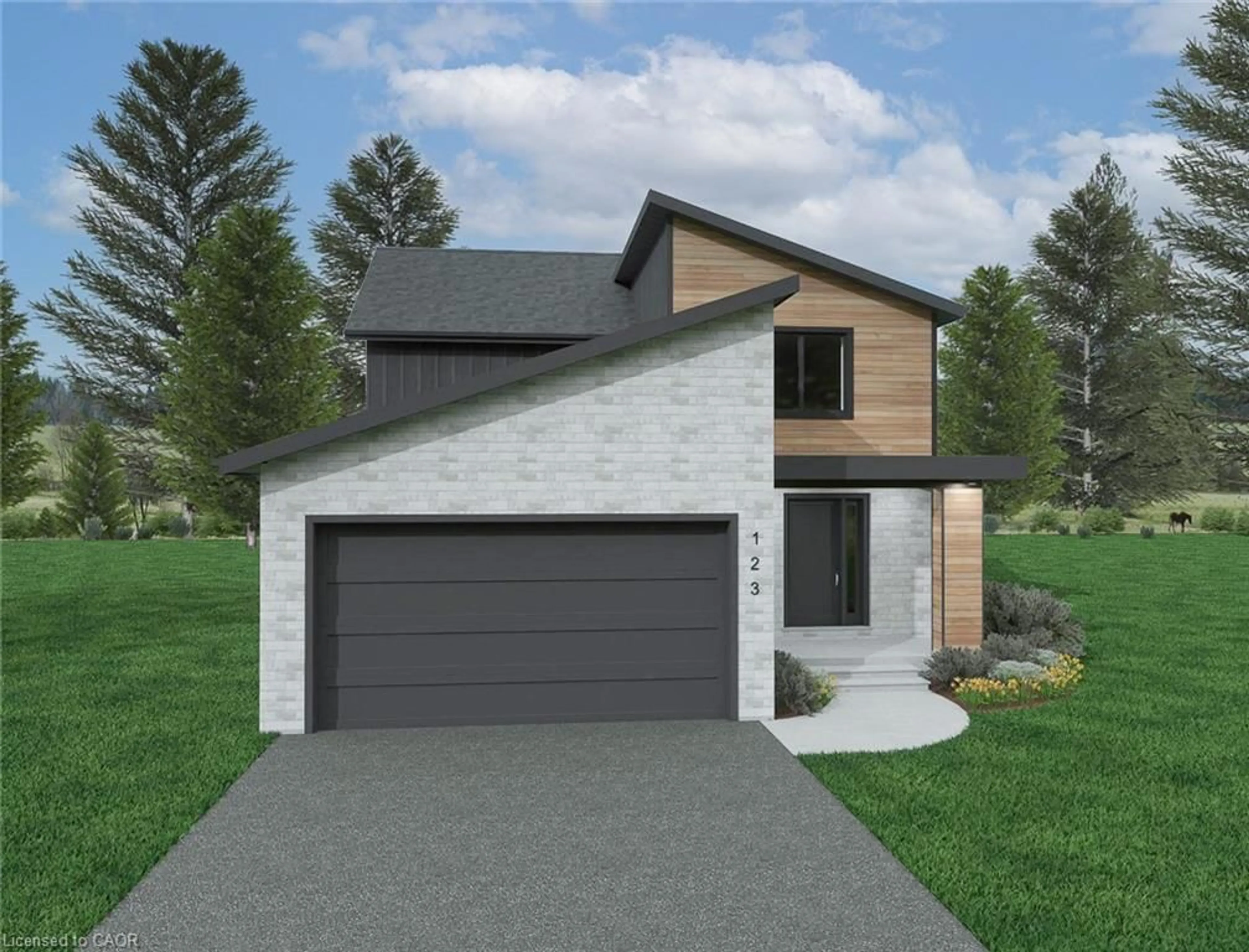 Home with brick exterior material, street for LOT 20 Featherstone St, Listowel Ontario N4W 4F5