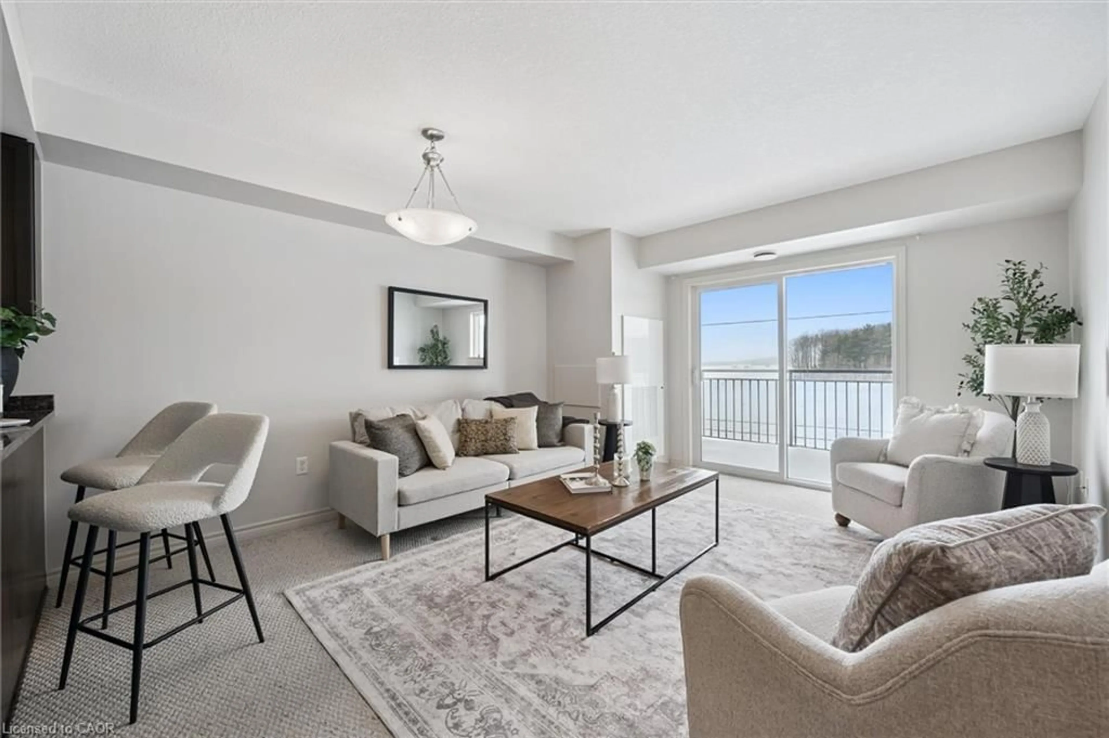 Living room with furniture, unknown for 45 Kingsbury Sq #406, Guelph Ontario N1L 0L2