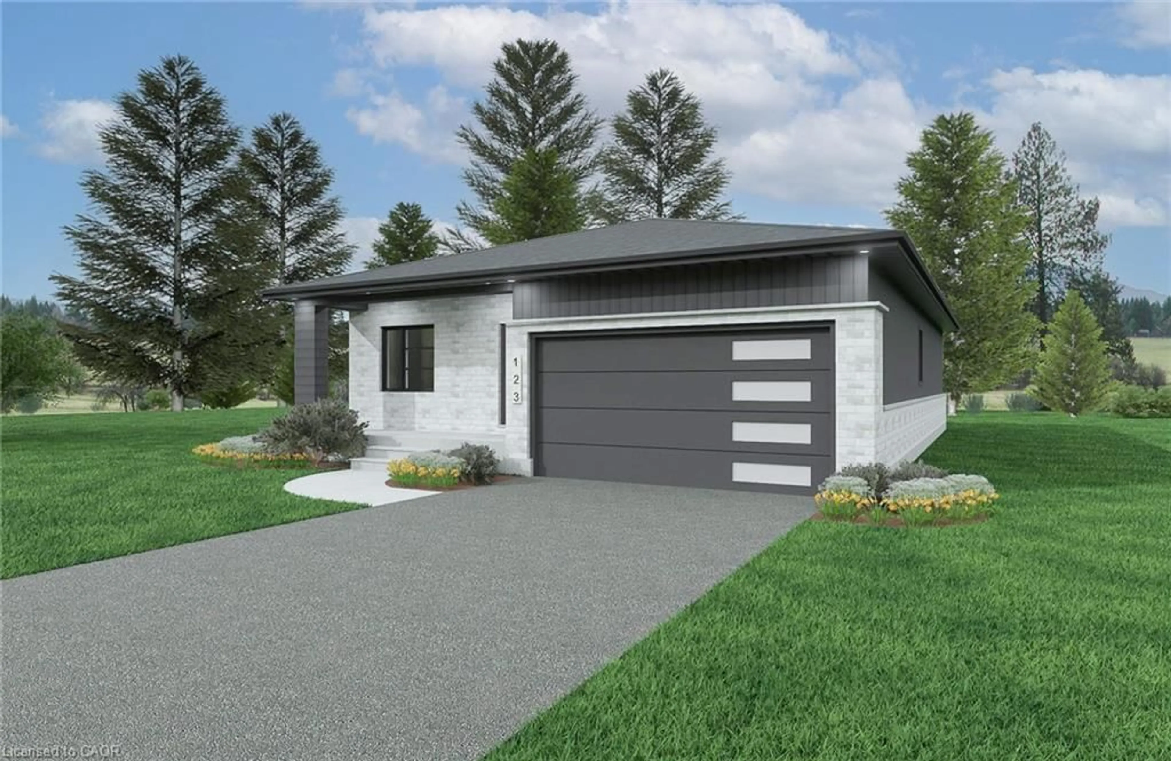 Home with vinyl exterior material, street for LOT 70 Mcnally Dr, Listowel Ontario N4W 4F5