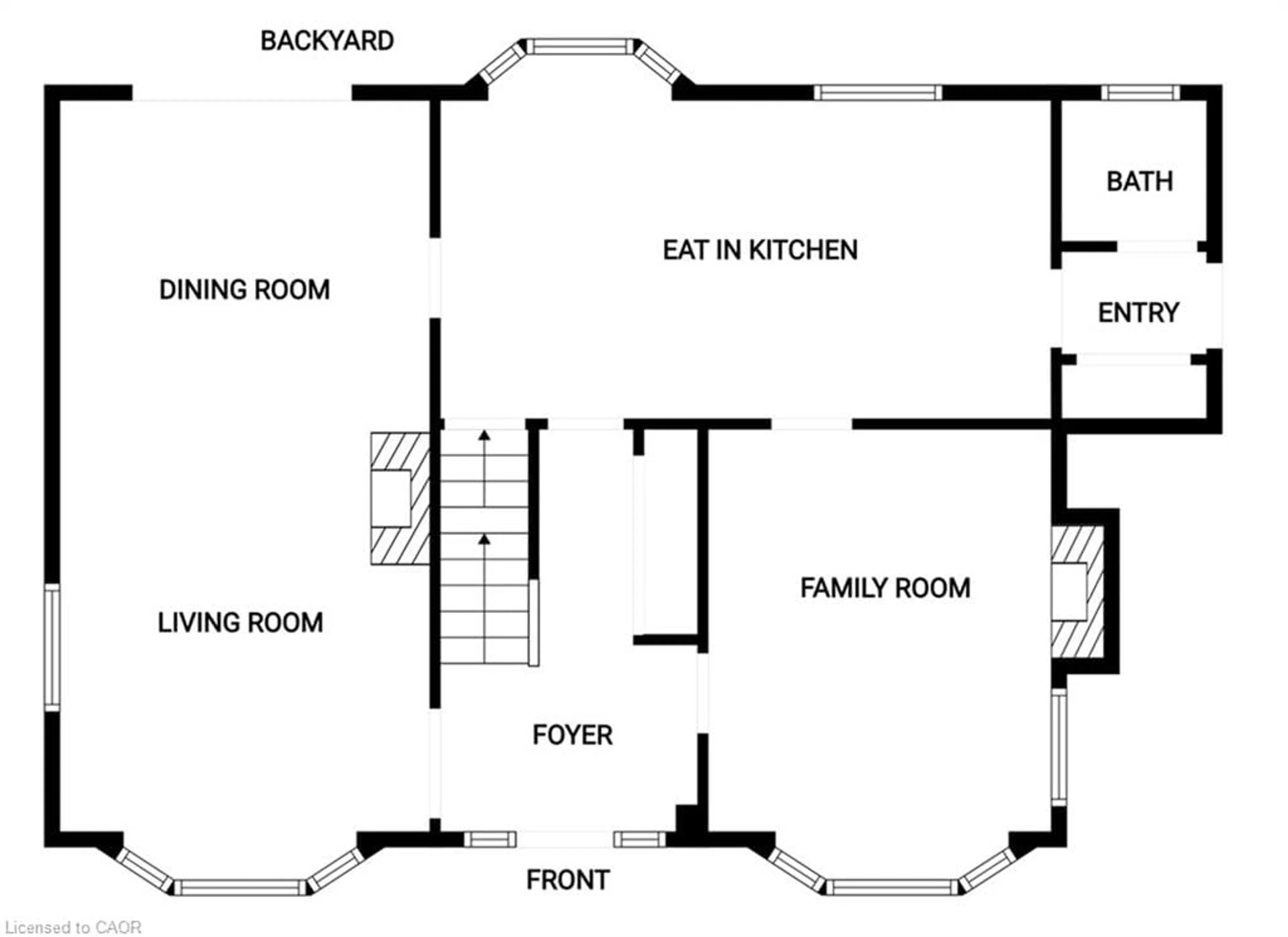 Floor plan for 25 Timber Lane, Oakville Ontario L6L 2Z4