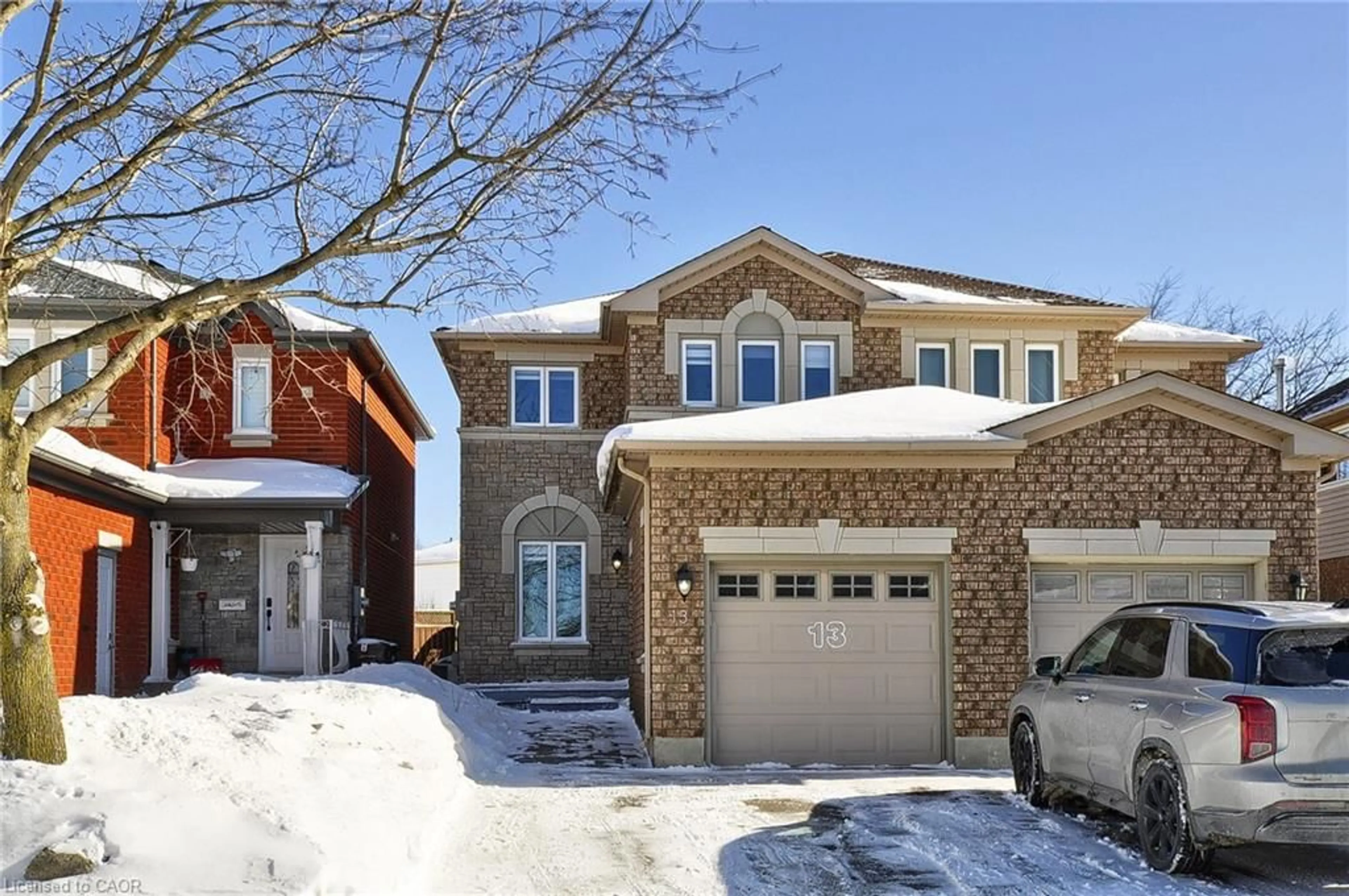 Home with brick exterior material, street for 13 Stonecairn Dr, Cambridge Ontario N1T 1W3