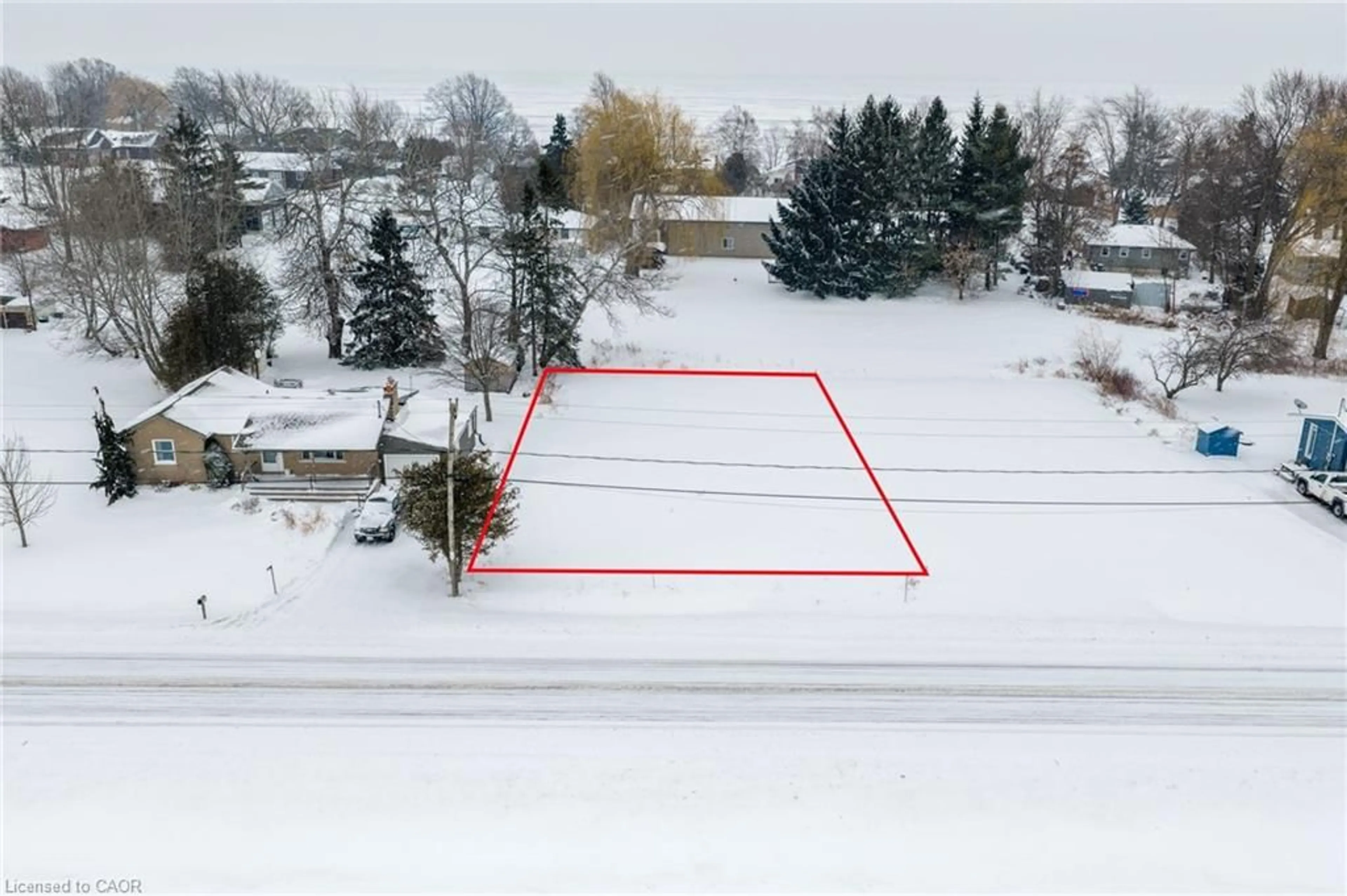 A pic from outside/outdoor area/front of a property/back of a property/a pic from drone, street for LOT 36 New Lakeshore Rd, Port Dover Ontario N0A 1N3