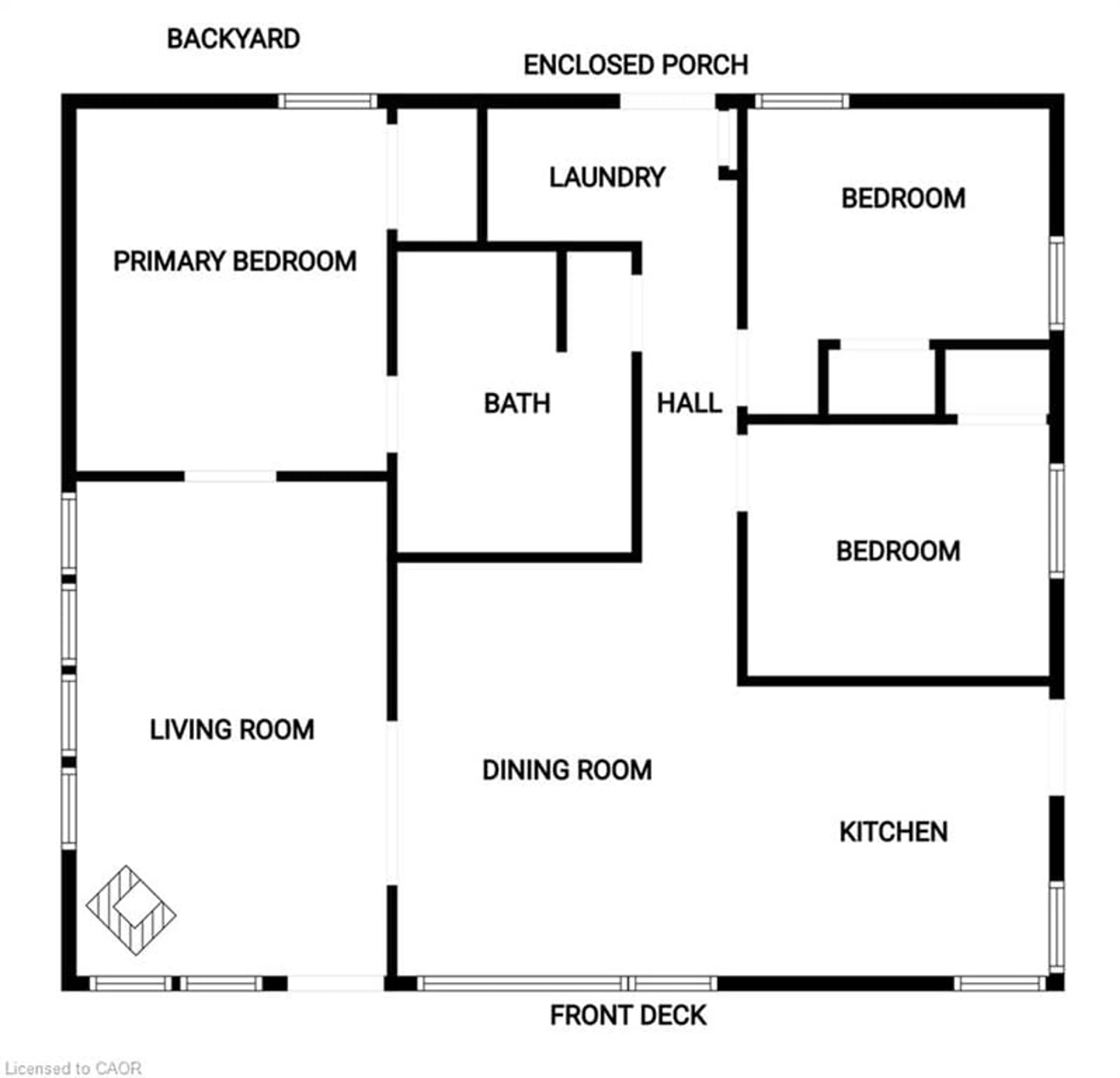 Floor plan for 5 Ralph St, Turkey Point Ontario N0E 1T0