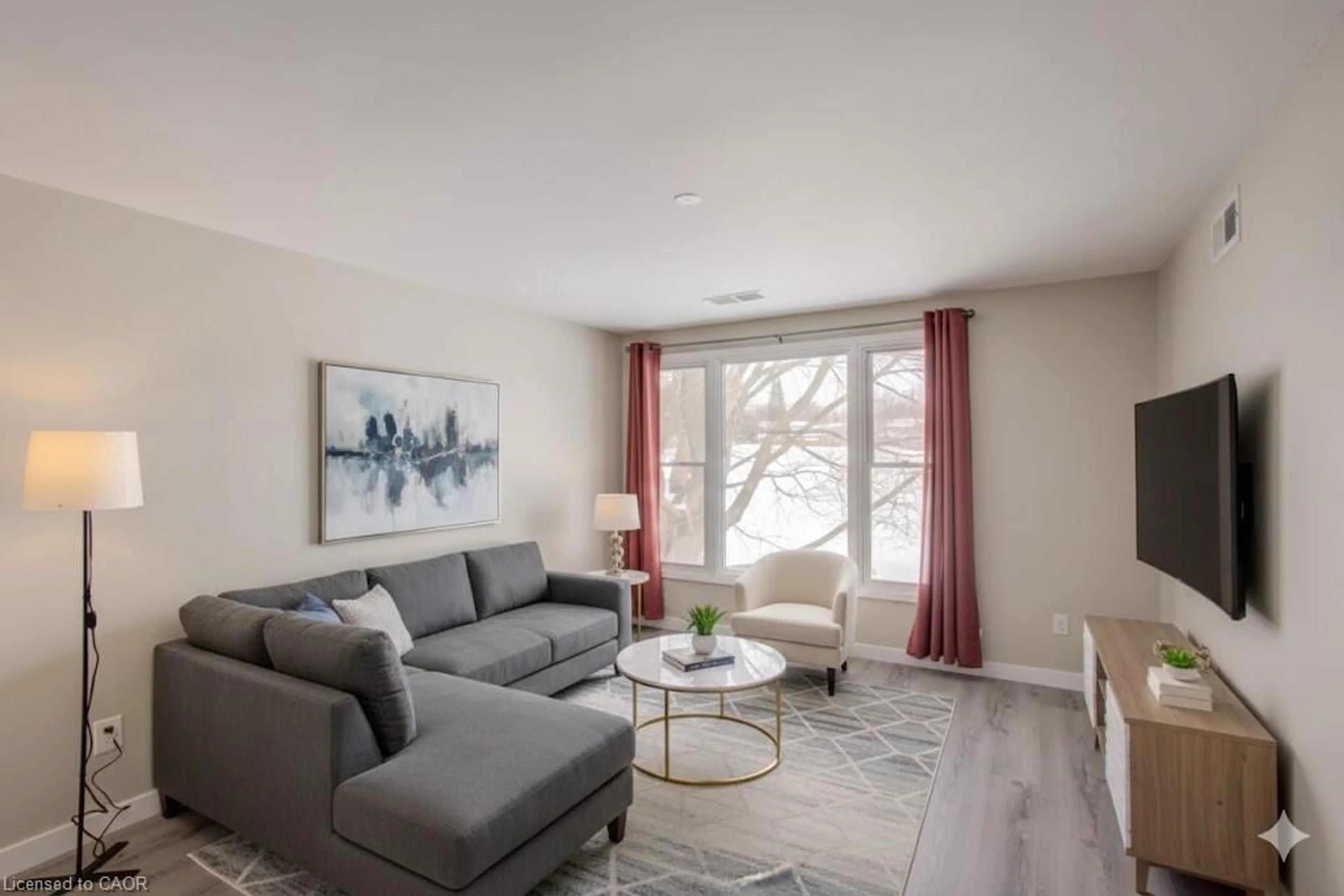 Living room with furniture, unknown for 65 Glamis Rd #65, Cambridge Ontario N1R 6W4