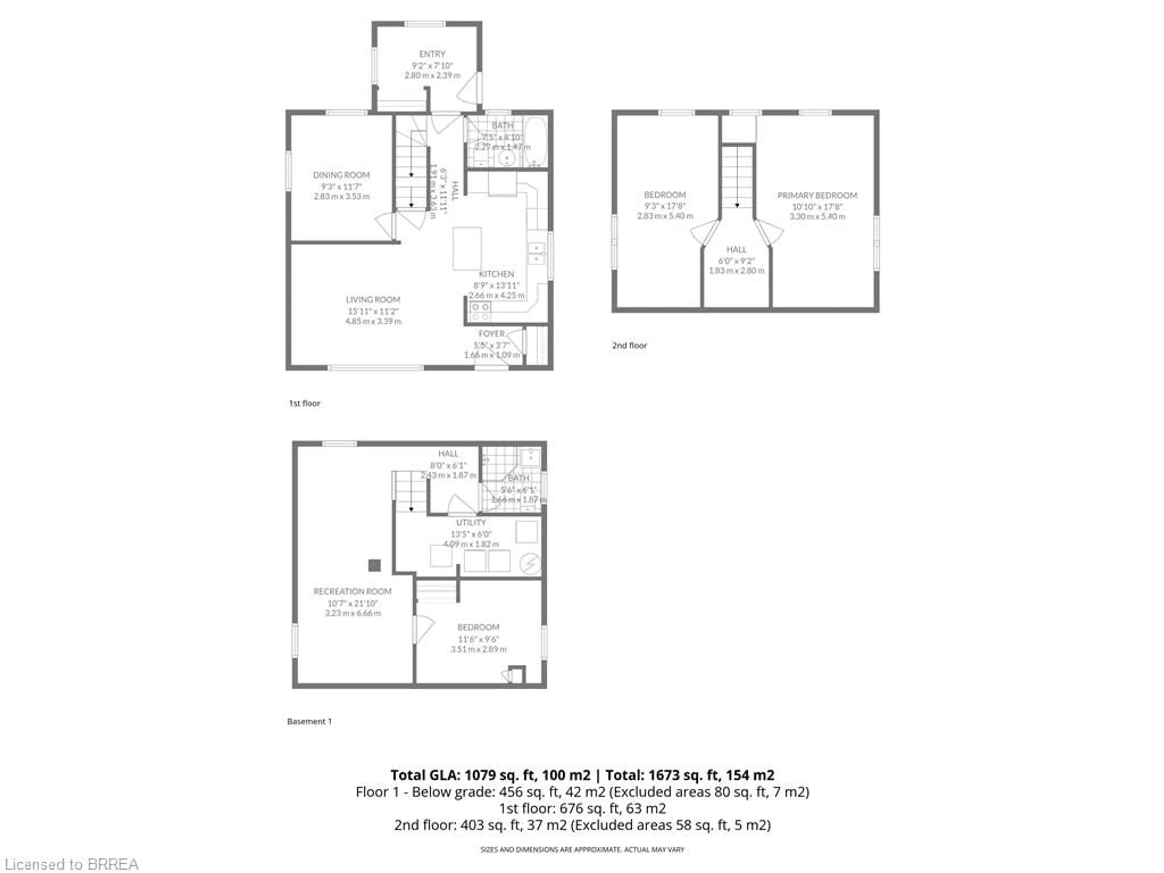 Floor plan for 67 Wood St, Brantford Ontario N3R 2L1