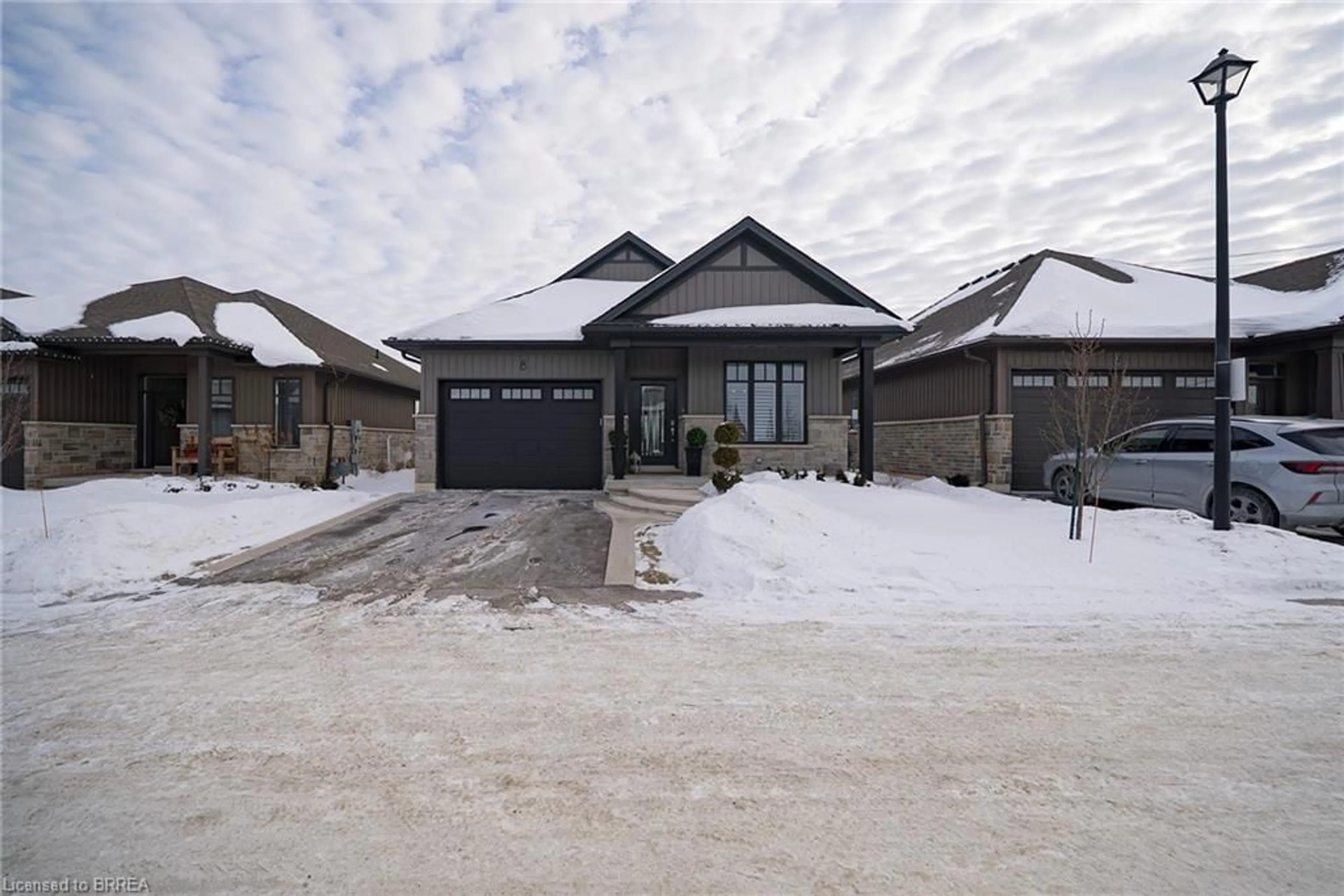 Home with brick exterior material, street for 24 Craddock Blvd #8, Jarvis Ontario N0A 1J0