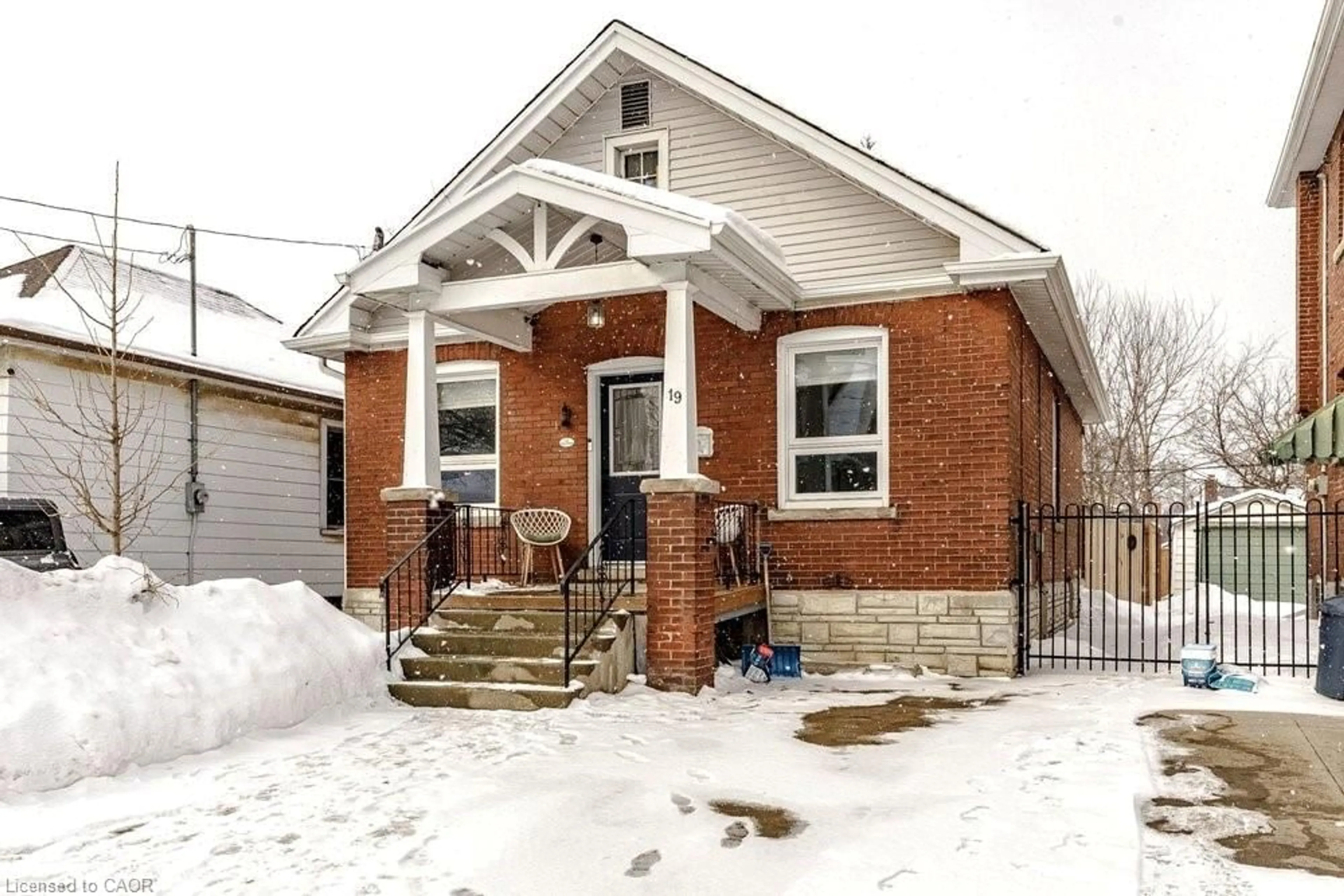 Home with brick exterior material, street for 19 Huxley Ave, Hamilton Ontario L8H 4P1