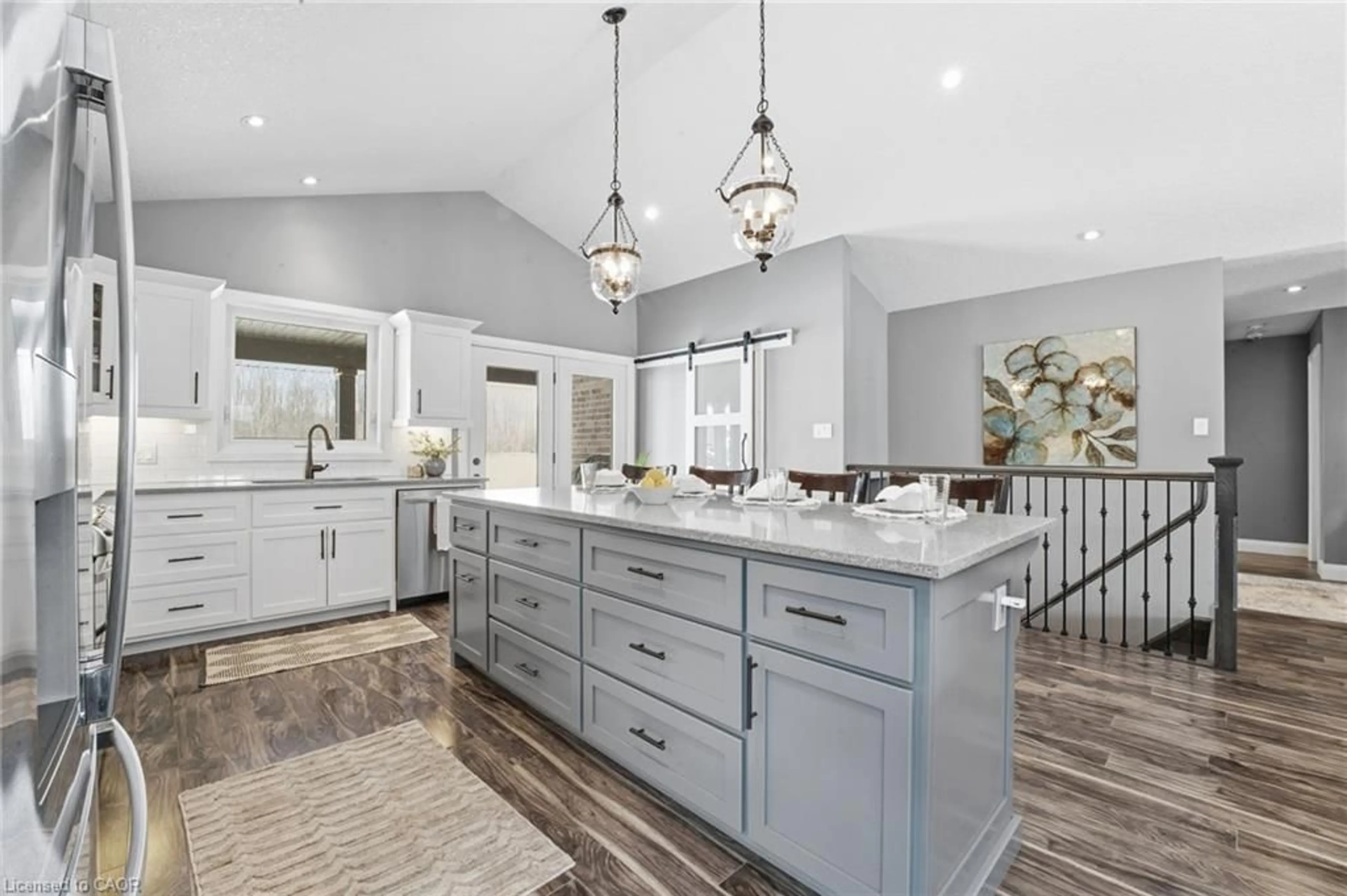 Open concept kitchen, ceramic/tile floor for 525 Krotz St, Listowel Ontario N4W 0E4