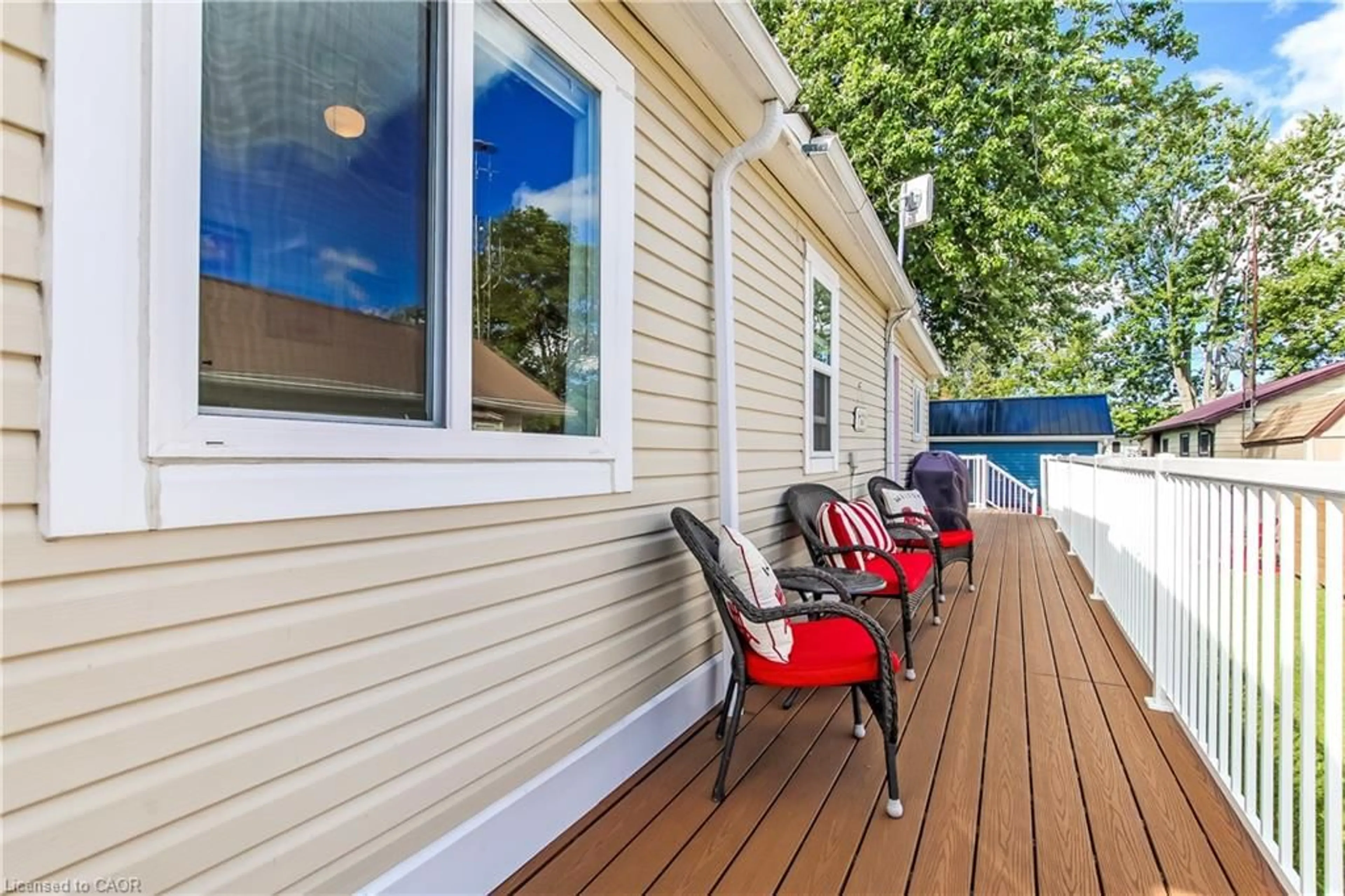 Patio, water/lake/river/ocean view for 10 Fourth Ave, Long Point Ontario N0E 1M0