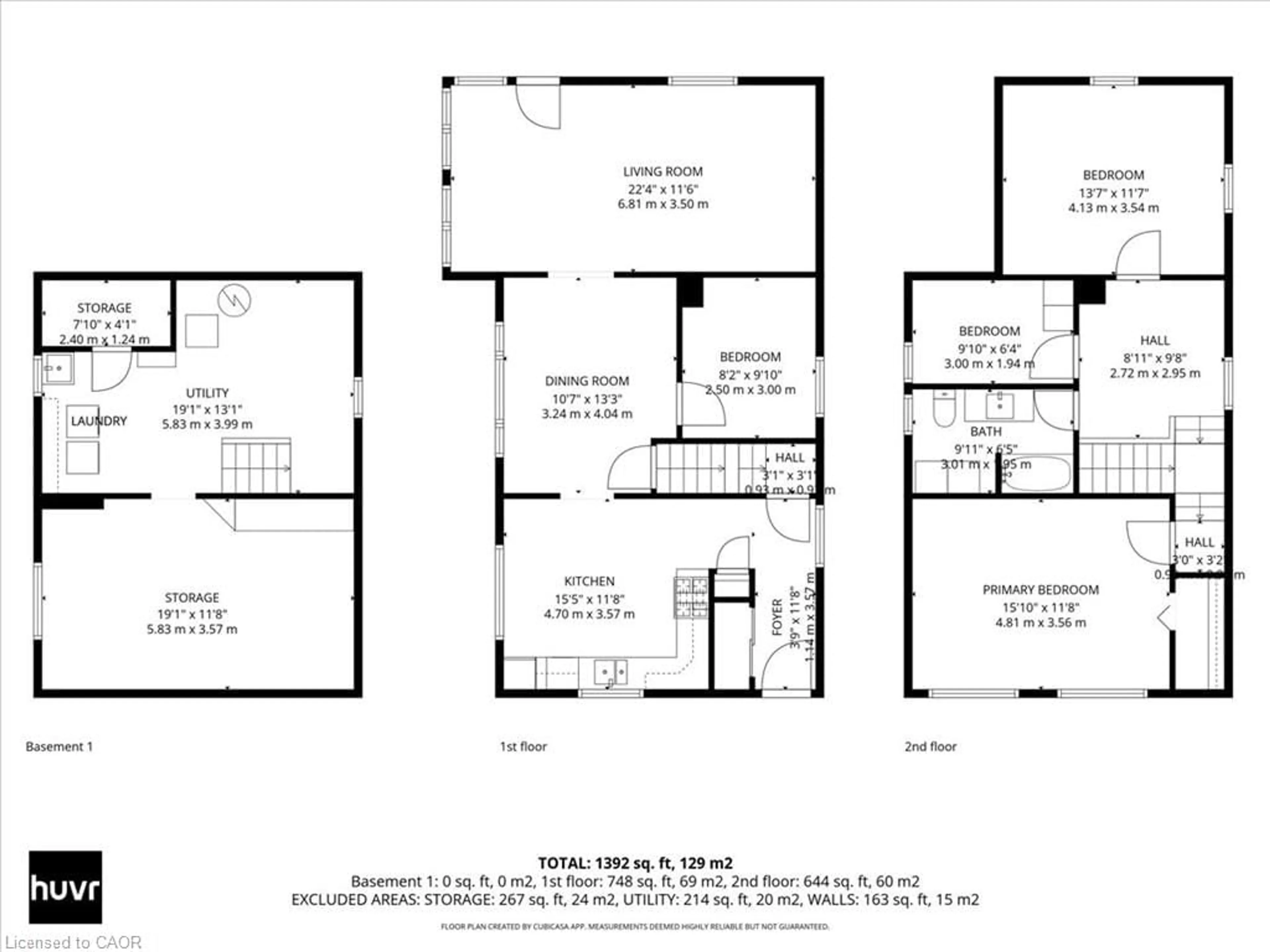 Floor plan for 26 Chestnut St, Fonthill Ontario L3E 0K3