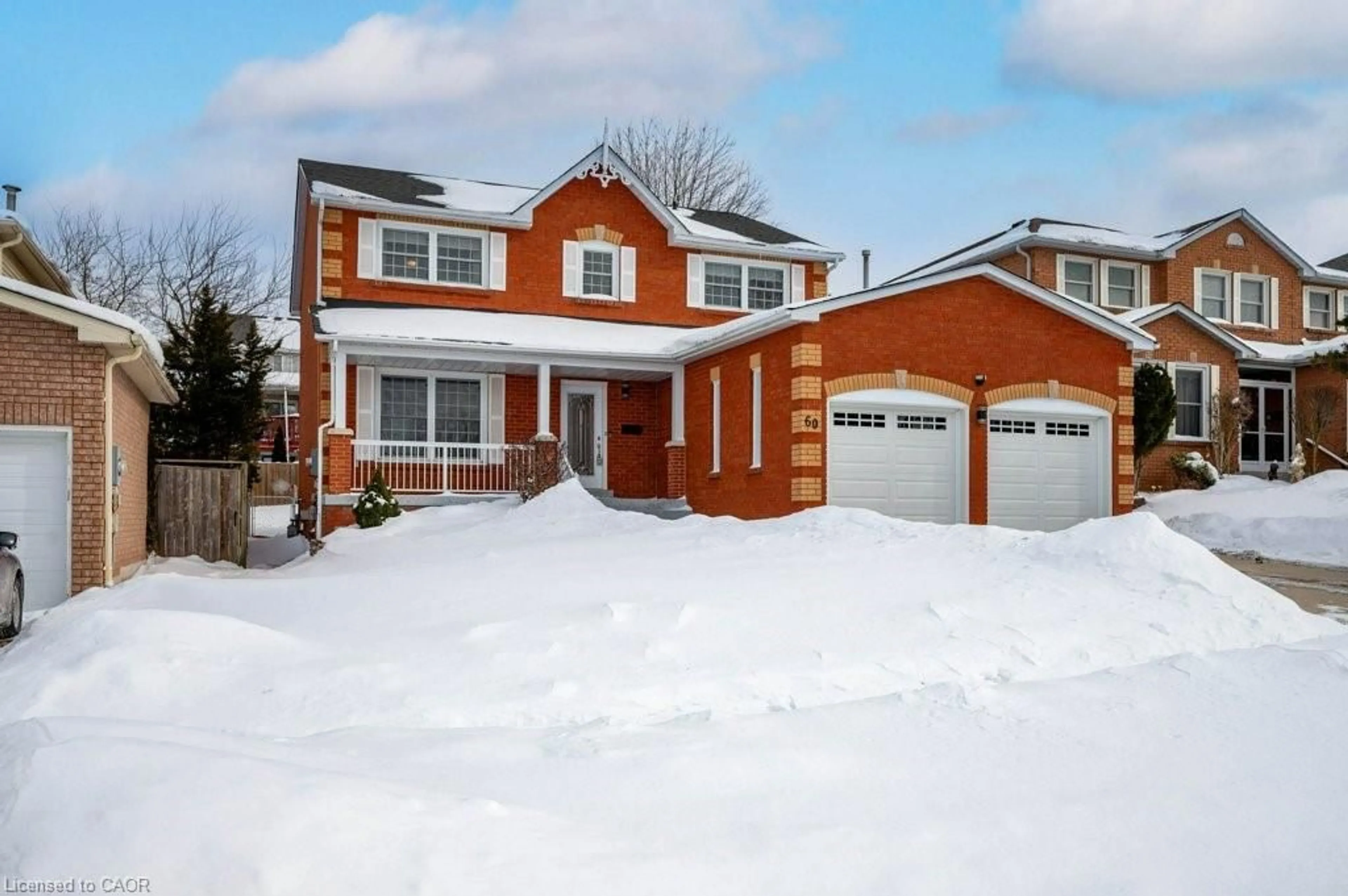 Home with brick exterior material, street for 60 Mctague Dr, Cambridge Ontario N1T 1L5