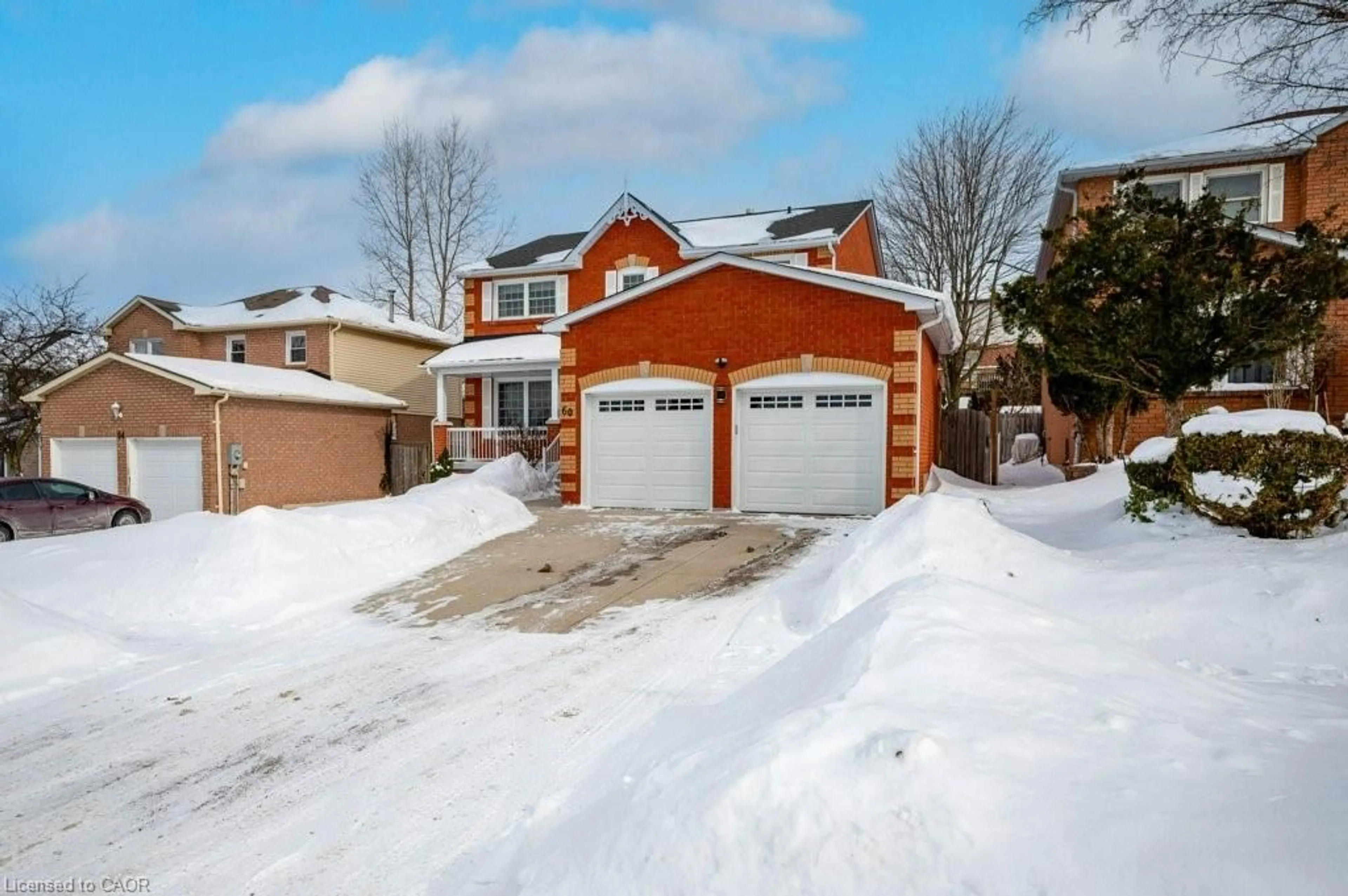 Home with brick exterior material, street for 60 Mctague Dr, Cambridge Ontario N1T 1L5