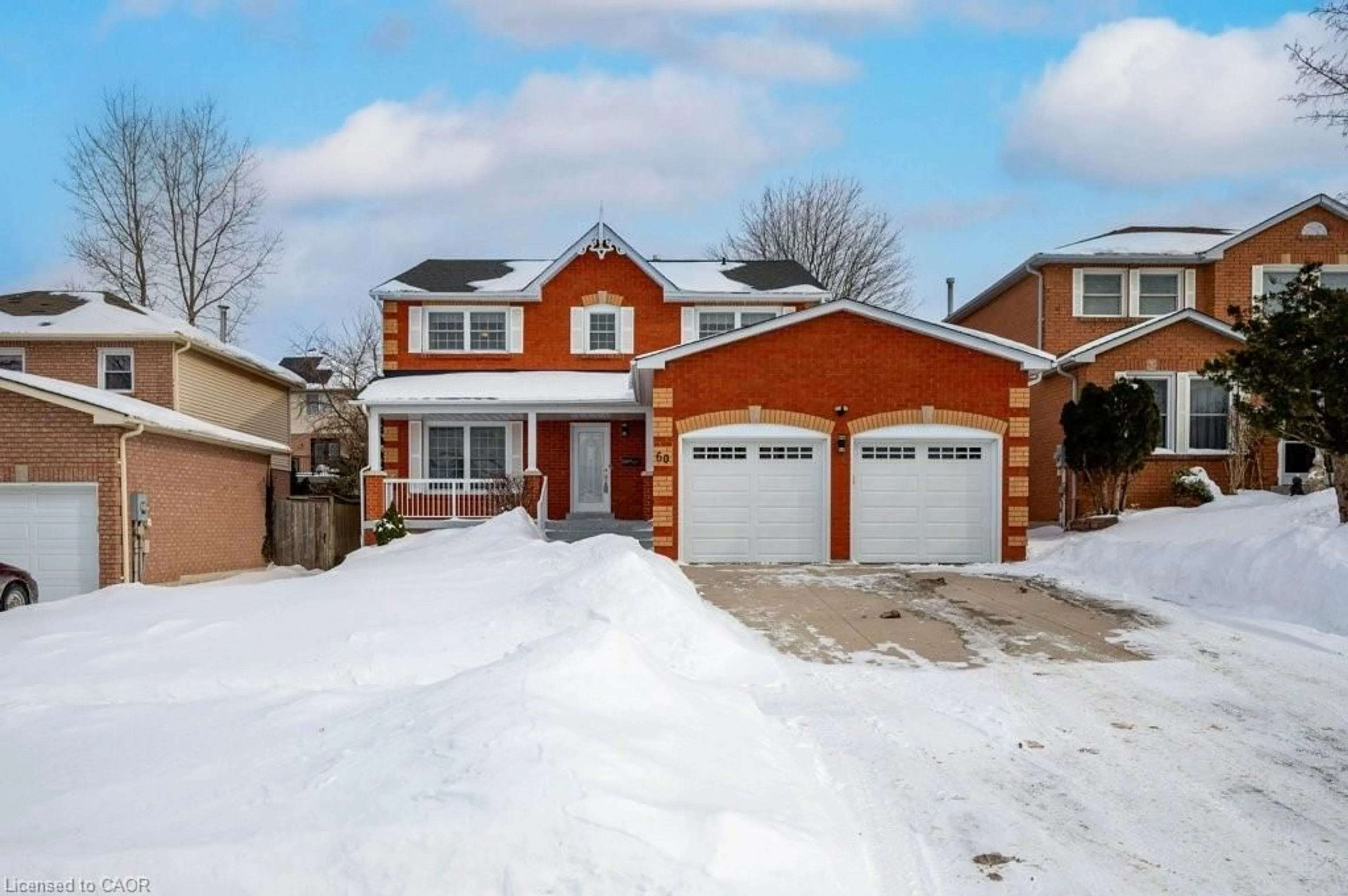 Home with brick exterior material, street for 60 Mctague Dr, Cambridge Ontario N1T 1L5