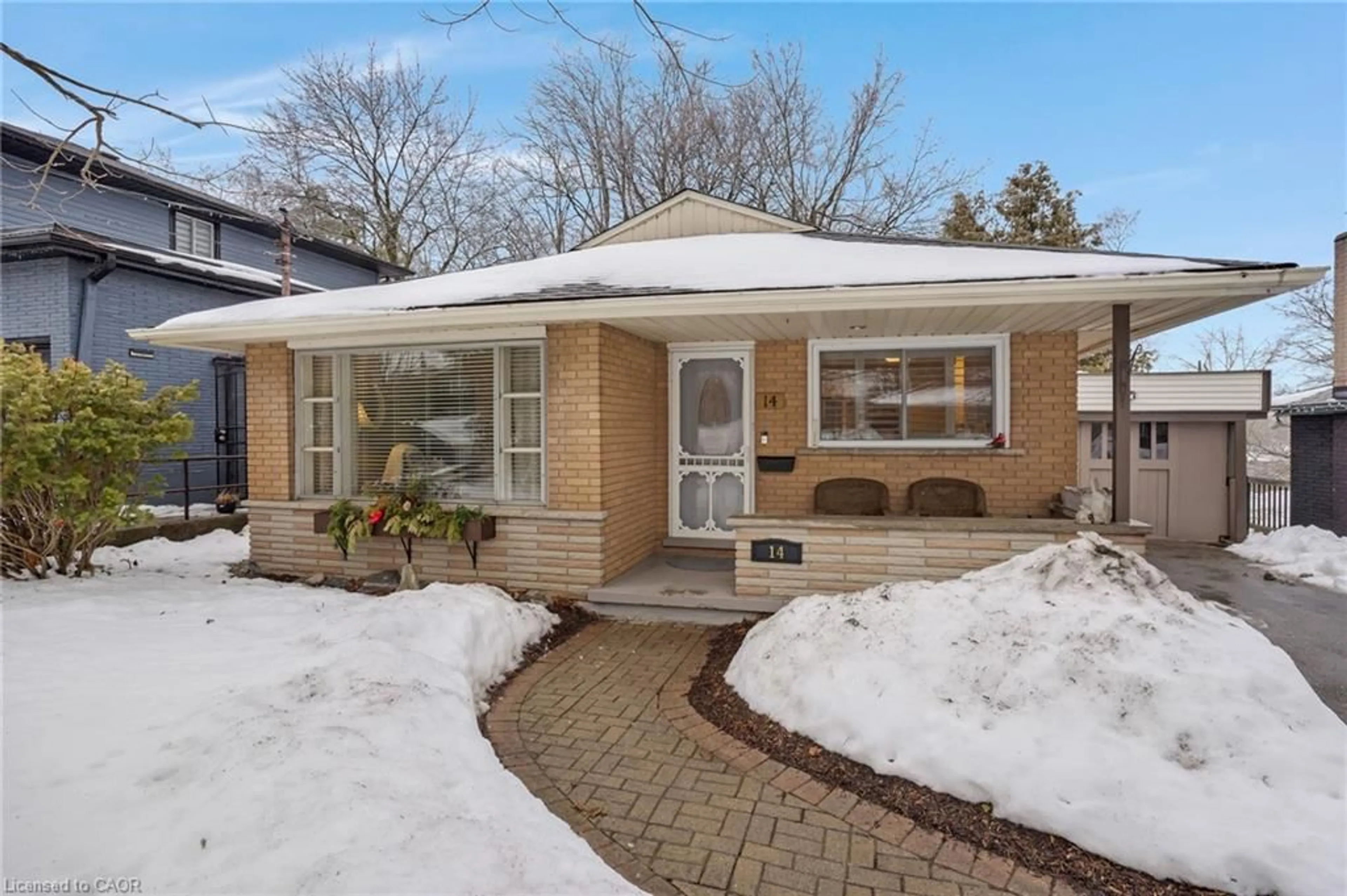 Home with brick exterior material, street for 14 Hearth Cres, Kitchener Ontario N2M 1G6