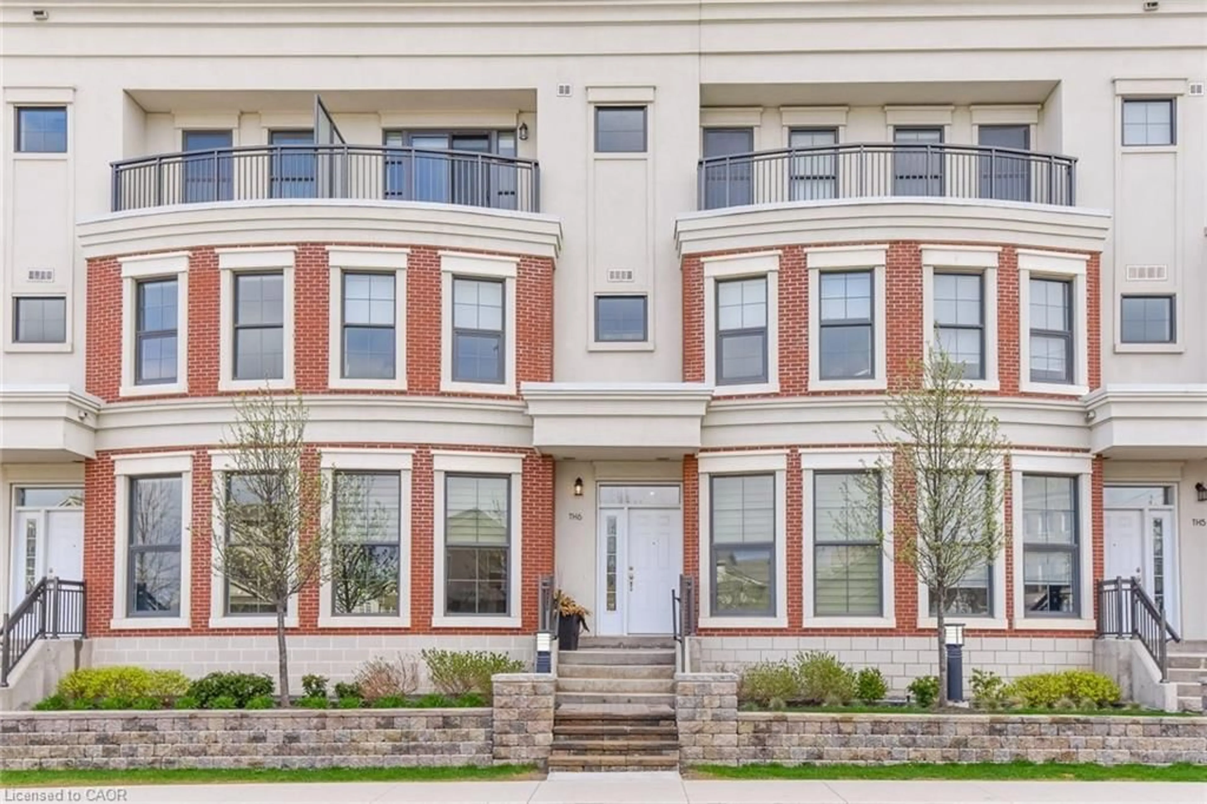 Home with brick exterior material, building for 144 Park St #TH#6, Waterloo Ontario N2L 0B6