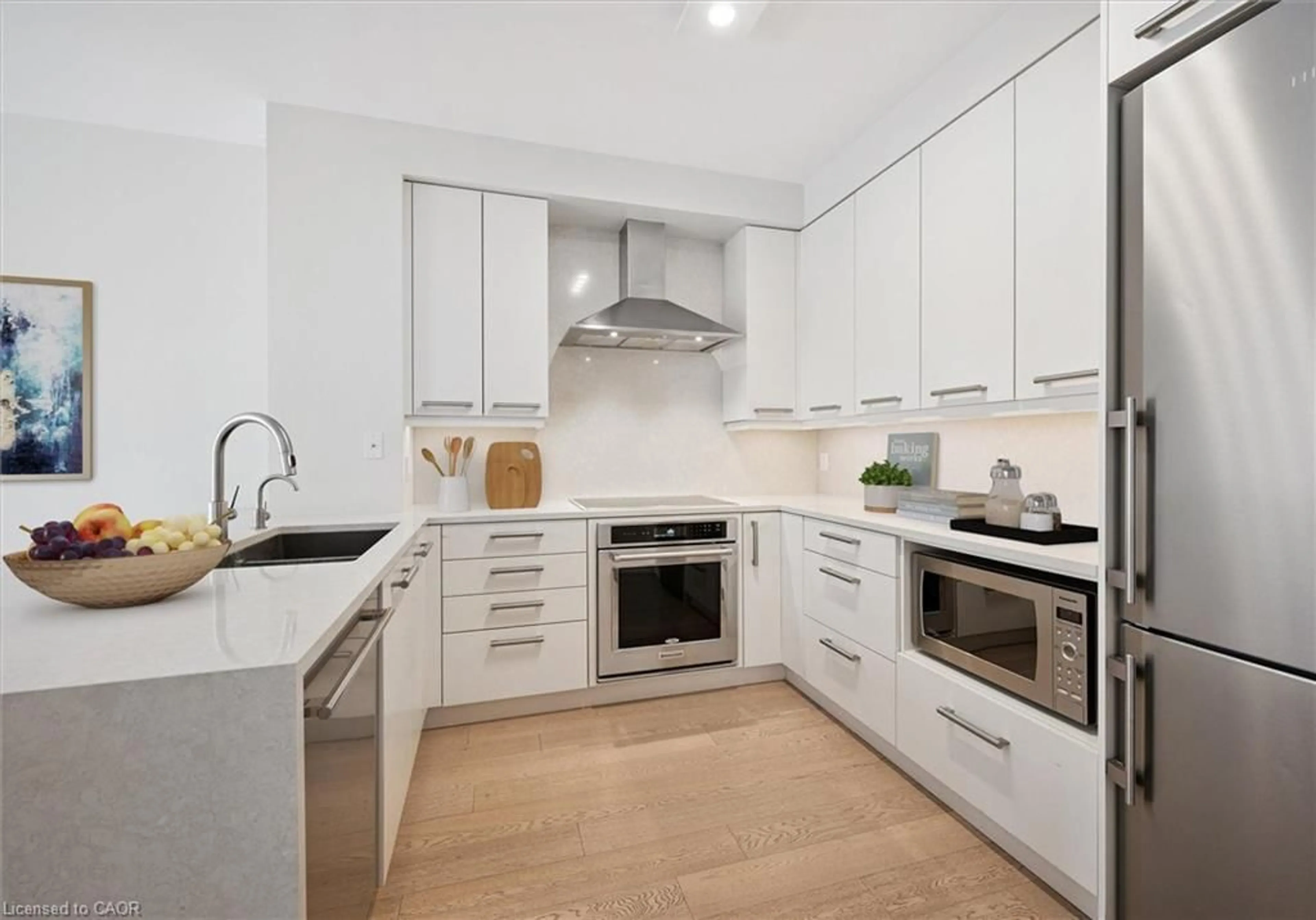 Contemporary kitchen, unknown for 144 Park St #TH#6, Waterloo Ontario N2L 0B6