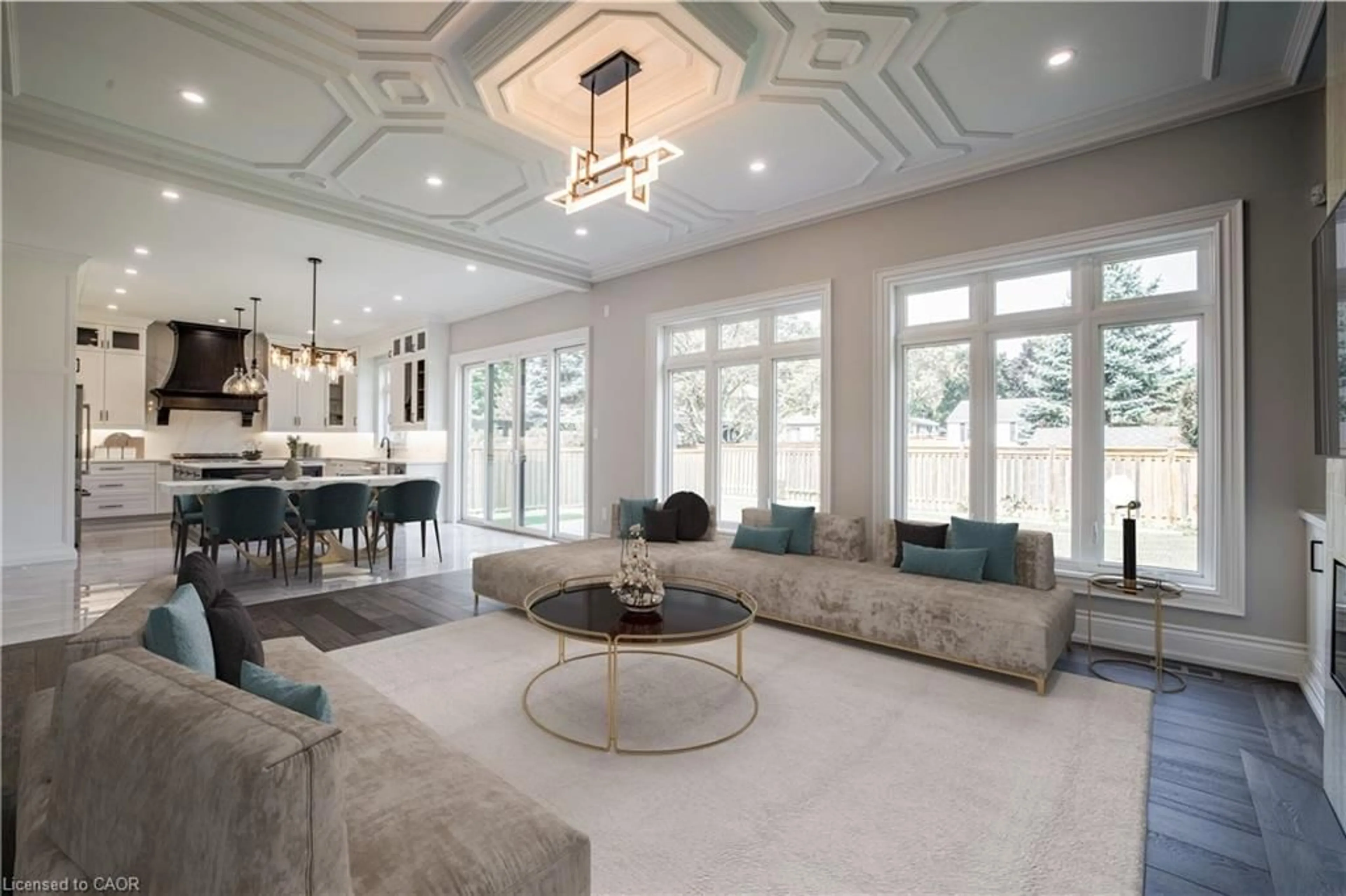 Living room with furniture, ceramic/tile floor for 31 Bayside Crt, Burlington Ontario L7T 1M8