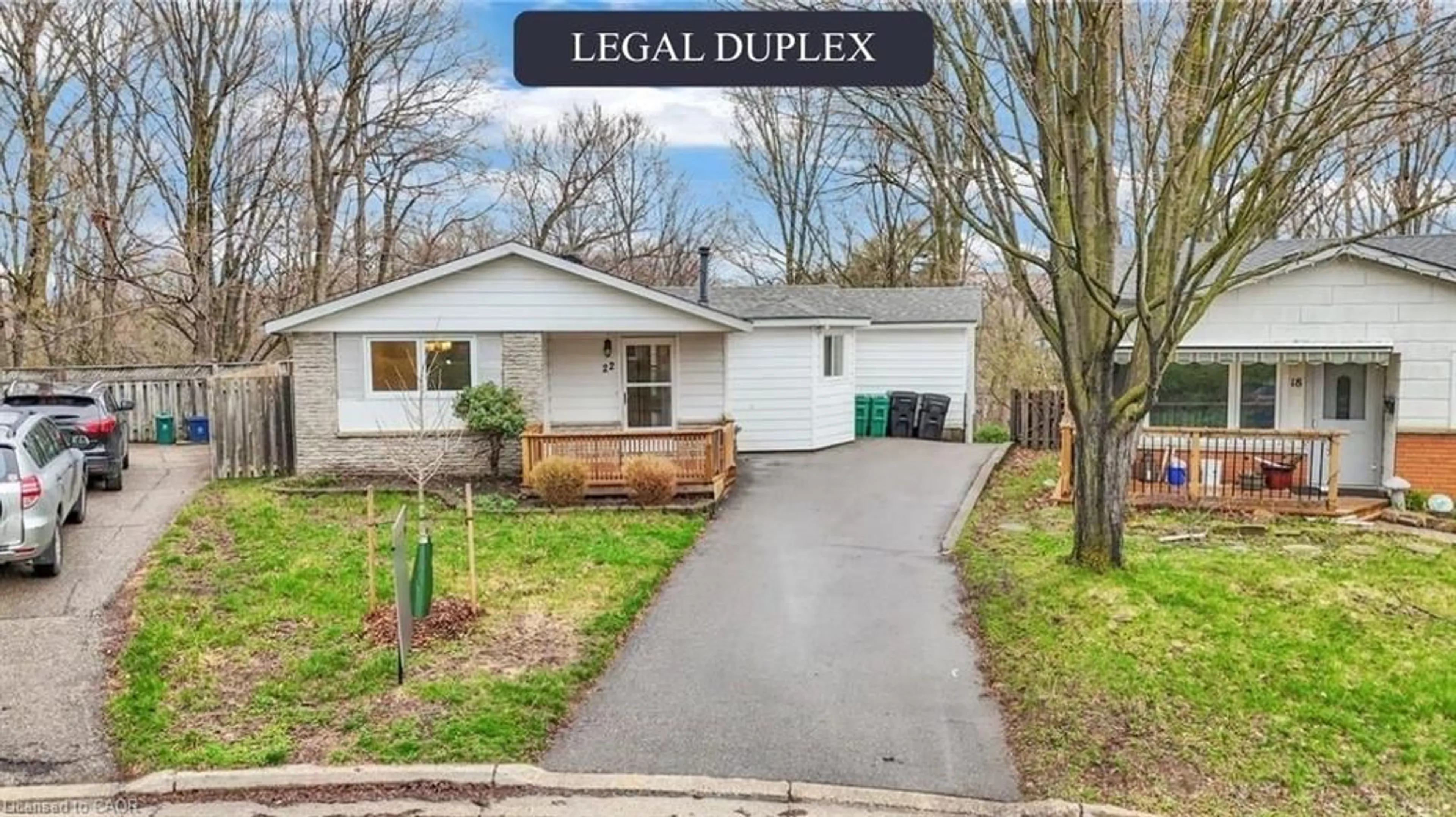 A pic from outside/outdoor area/front of a property/back of a property/a pic from drone, street for 22 Blackhorne Cres, Kitchener Ontario N2E 1T1