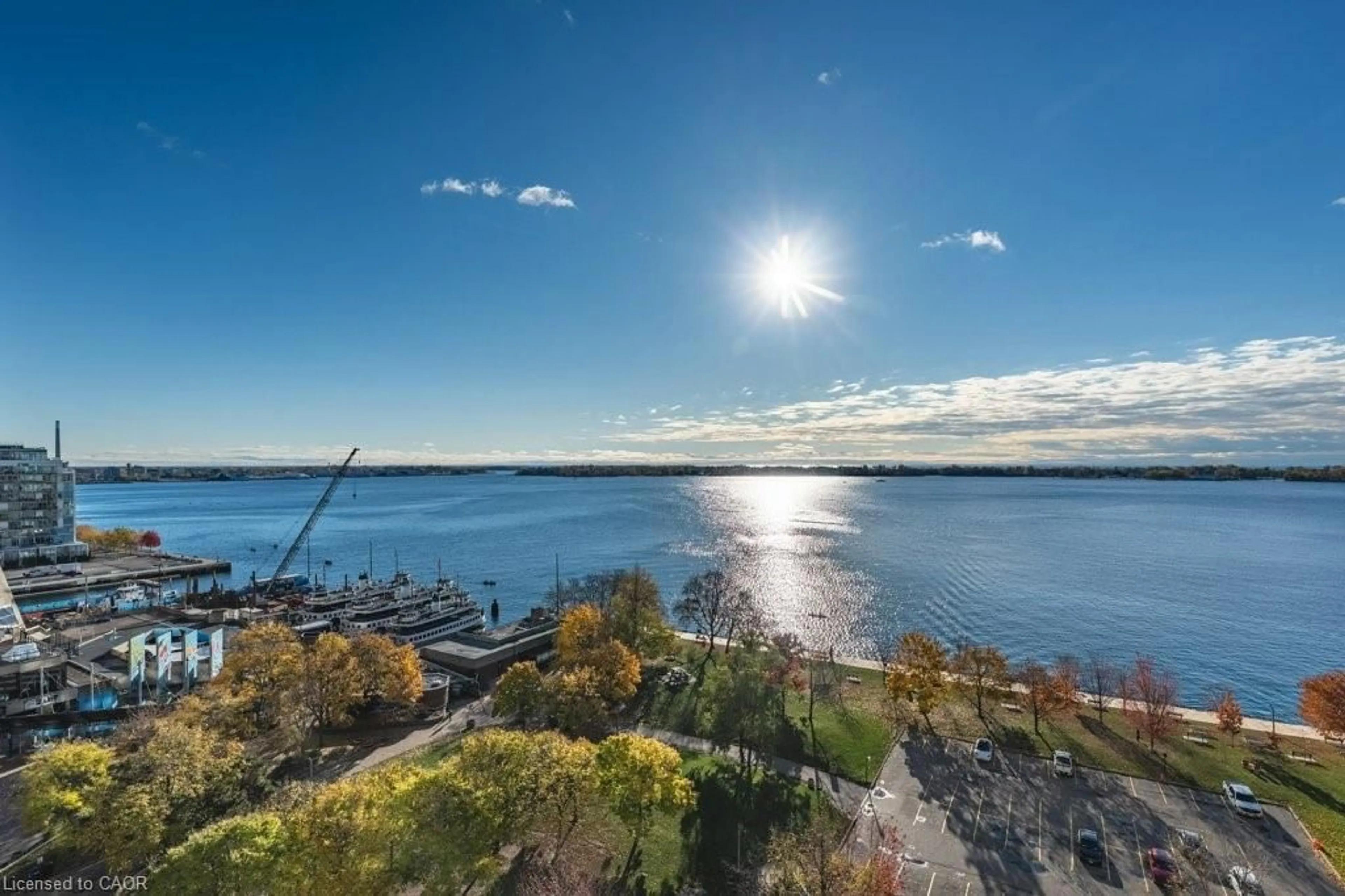 A pic from outside/outdoor area/front of a property/back of a property/a pic from drone, water/lake/river/ocean view for 33 Harbour Sq #1416, Toronto Ontario M5J 2G2