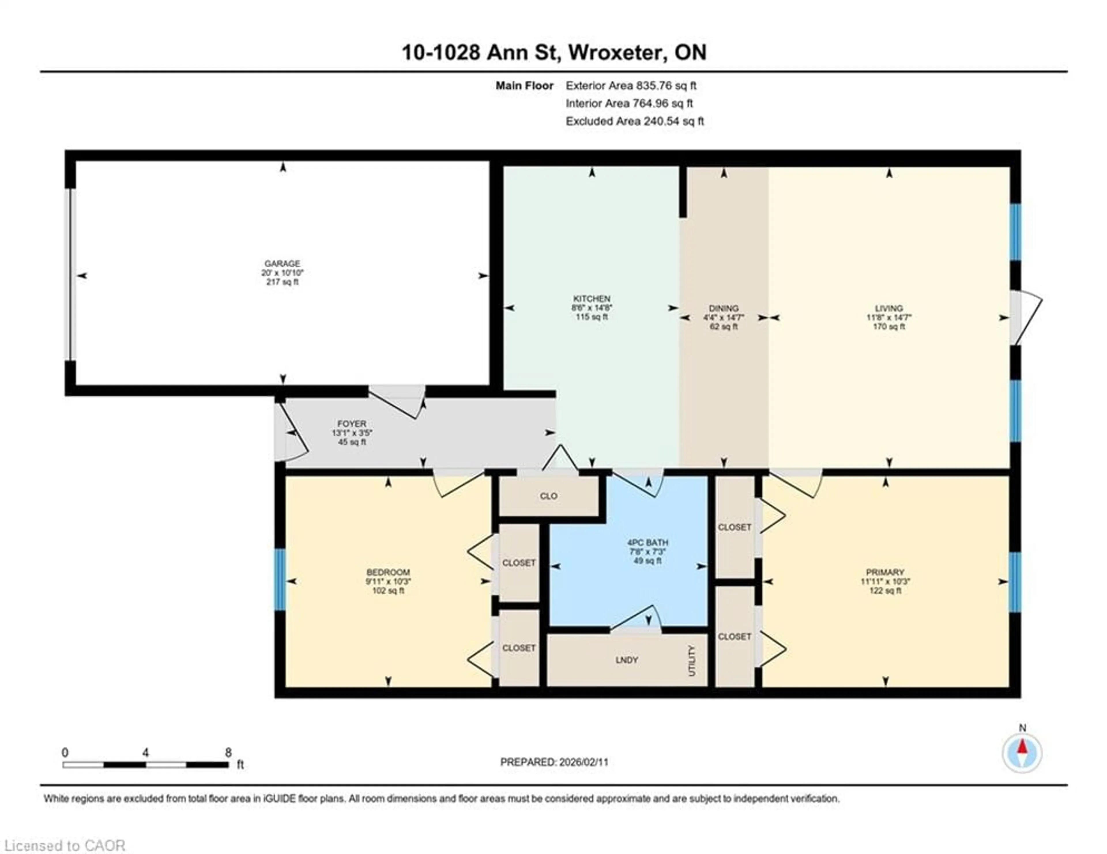 Floor plan for 1028 Ann St #10, Wroexeter Ontario N0G 2X0