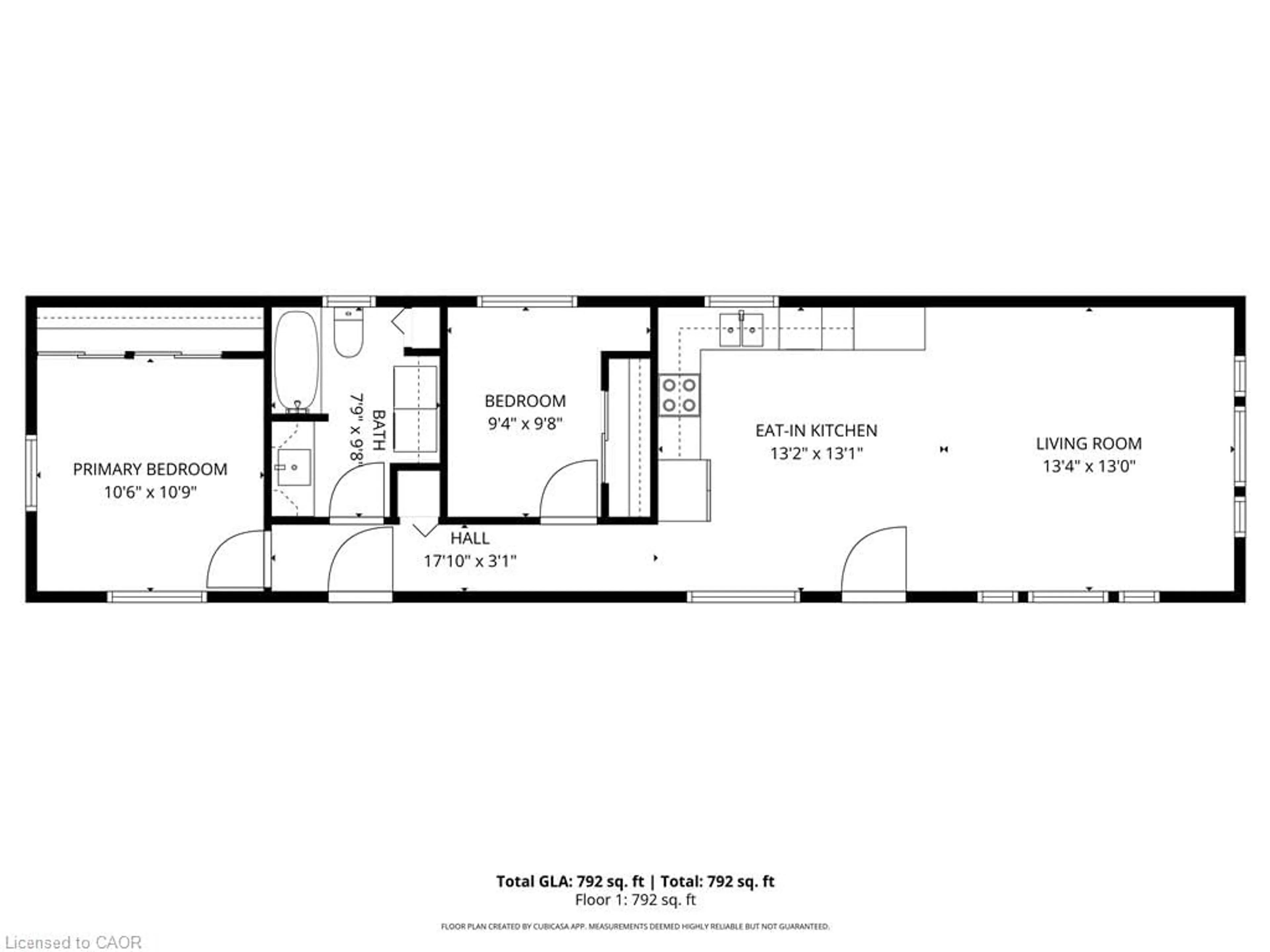 Floor plan for 673 Brant Waterloo Rd #518, Ayr Ontario N0B 1E0