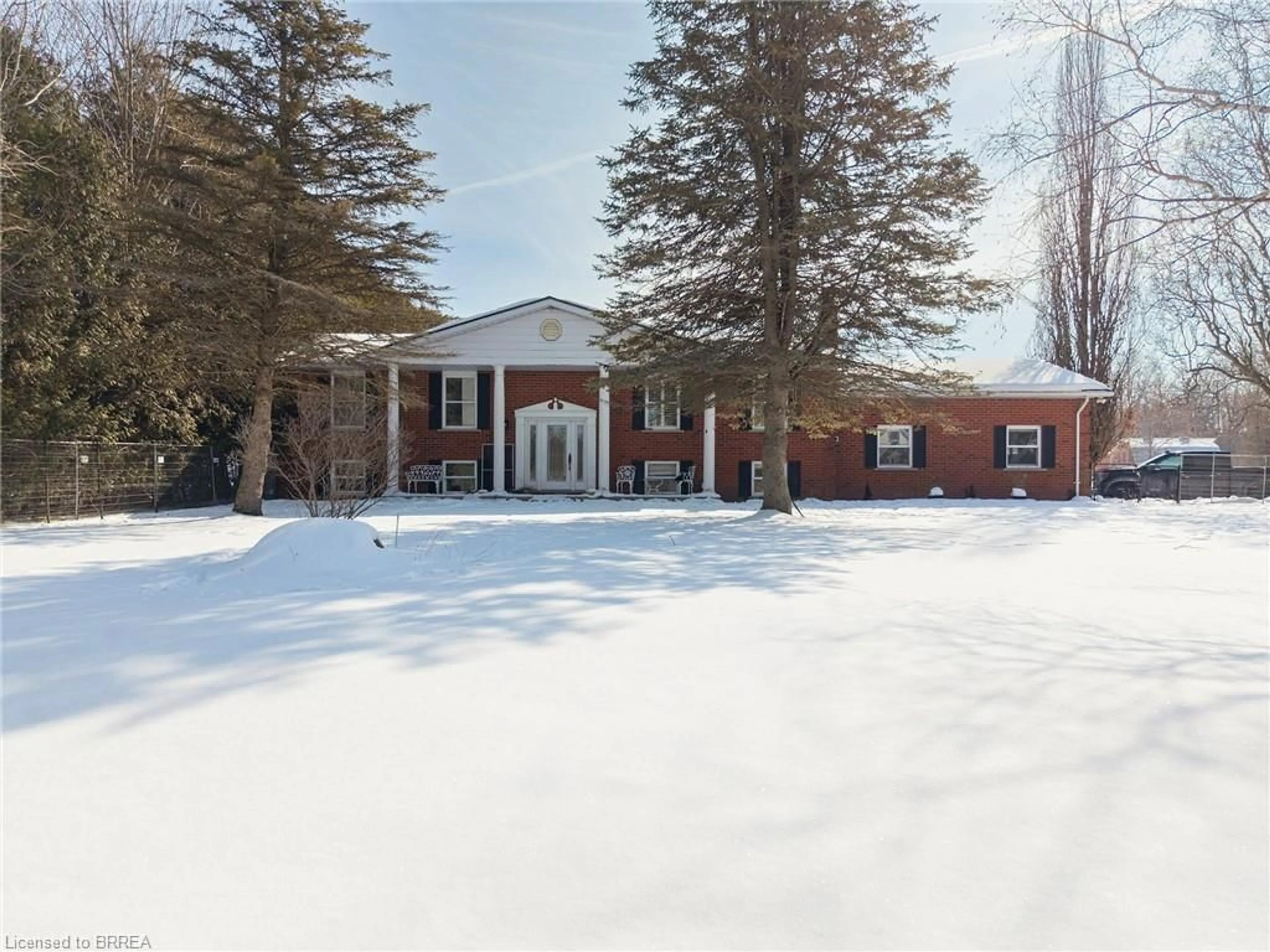 A pic from outside/outdoor area/front of a property/back of a property/a pic from drone, street for 428 Charlotteville Road 1, St. Williams Ontario N0E 1P0