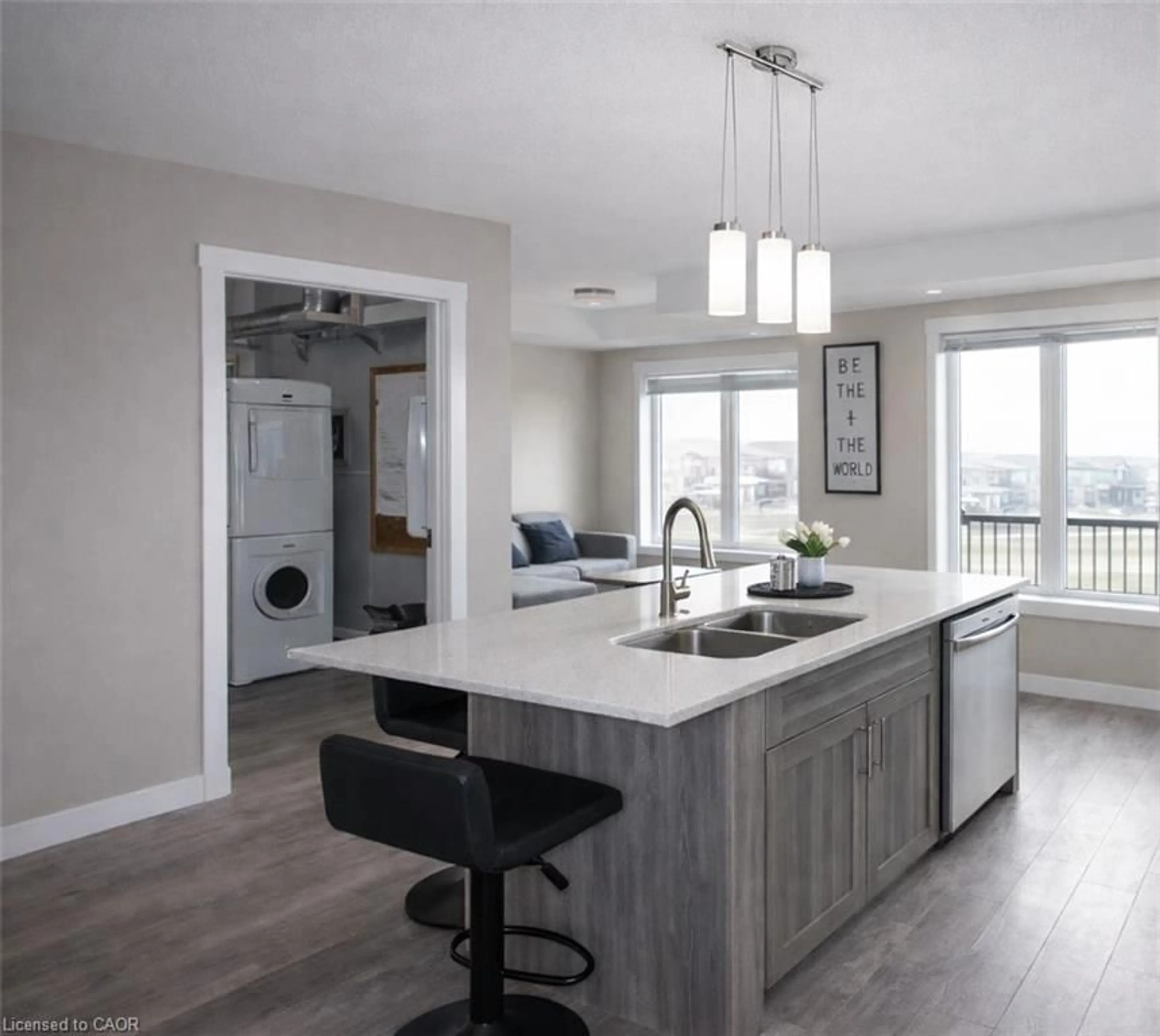 Open concept kitchen, unknown for 160 Rochefort St #B4, Kitchener Ontario N2R 0P5