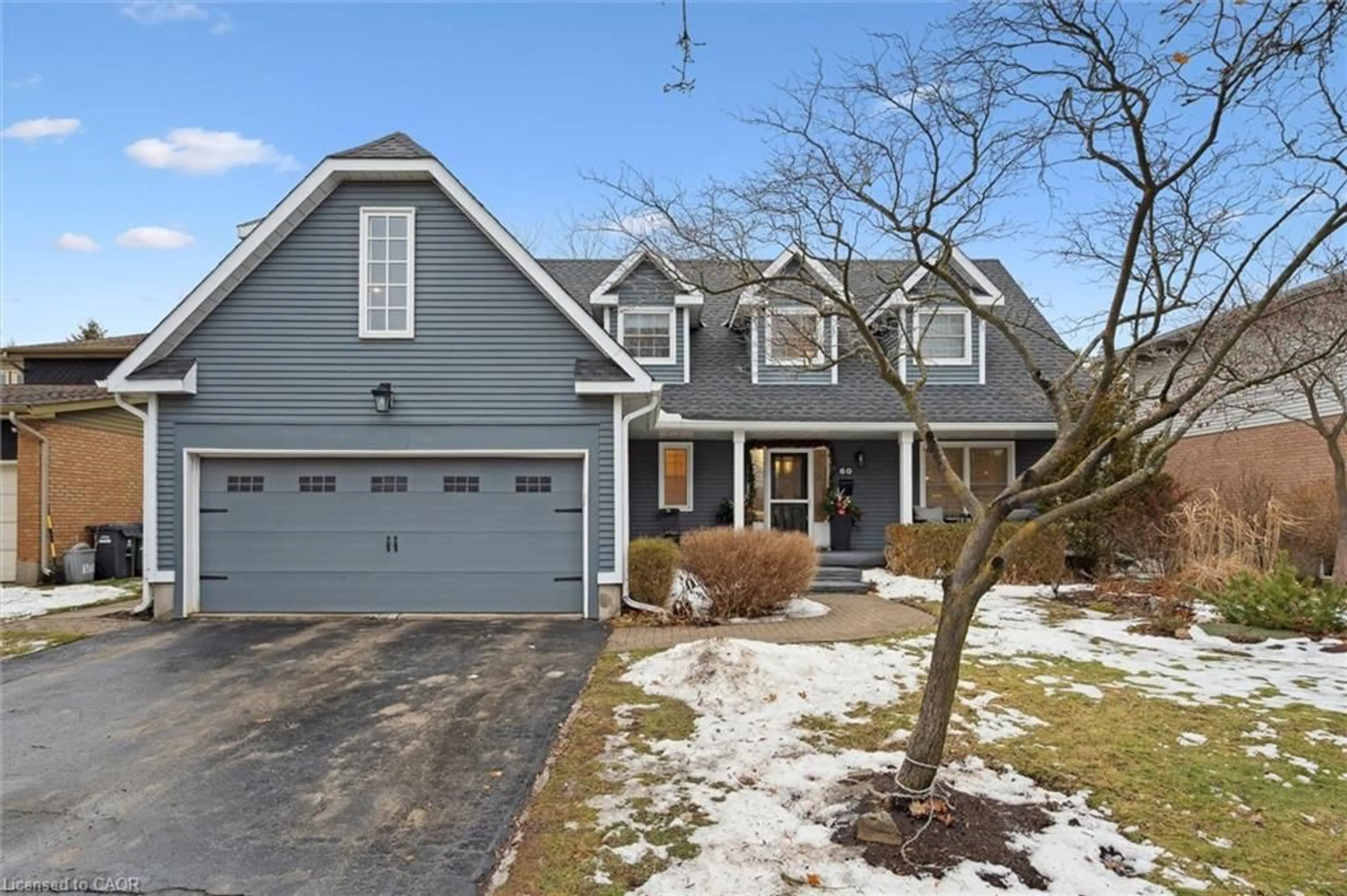 Home with vinyl exterior material, street for 60 Hands Dr, Guelph Ontario N1G 3H3