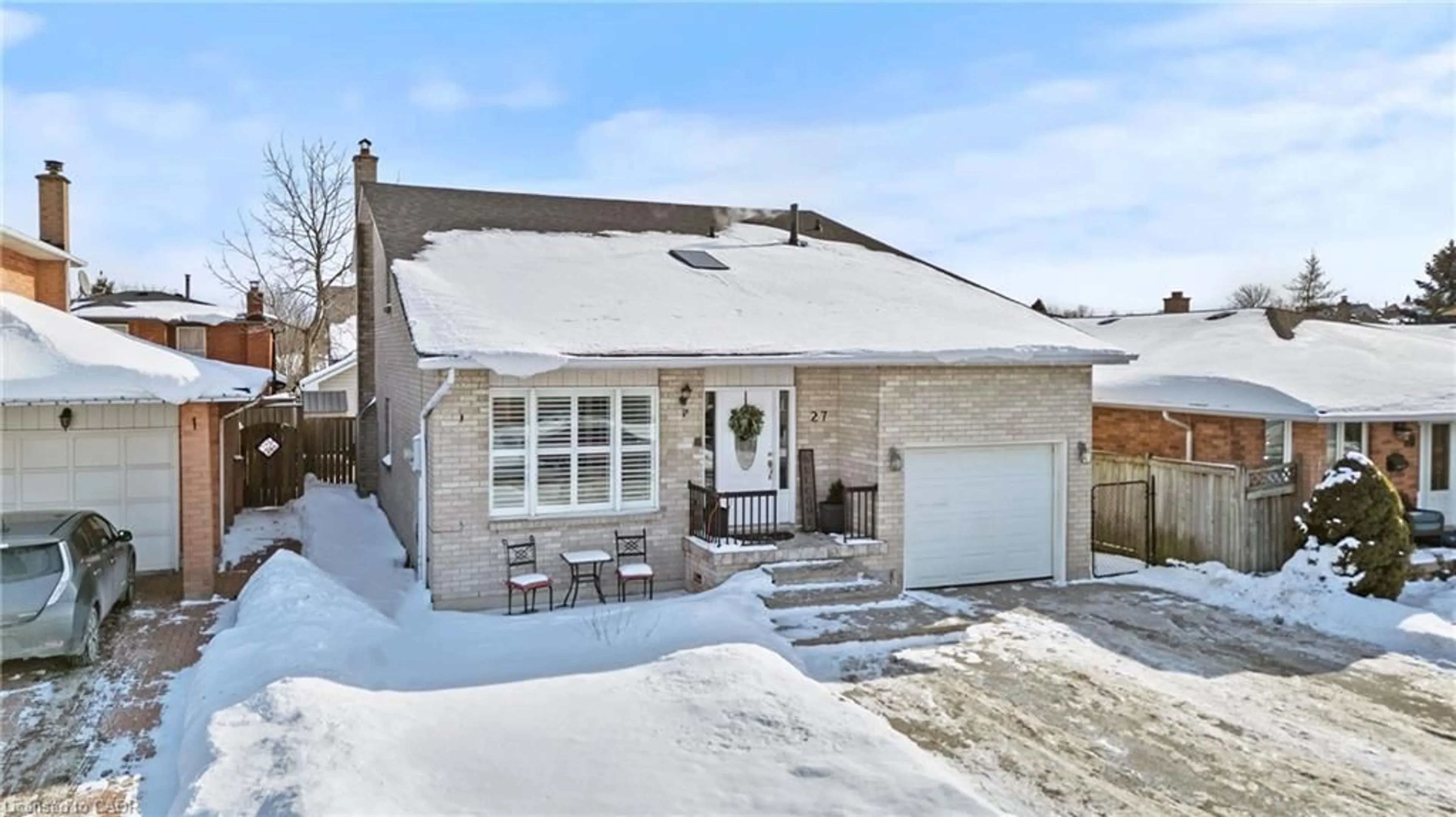 Home with brick exterior material, street for 27 Barbara Crt, Hamilton Ontario L8W 2M1