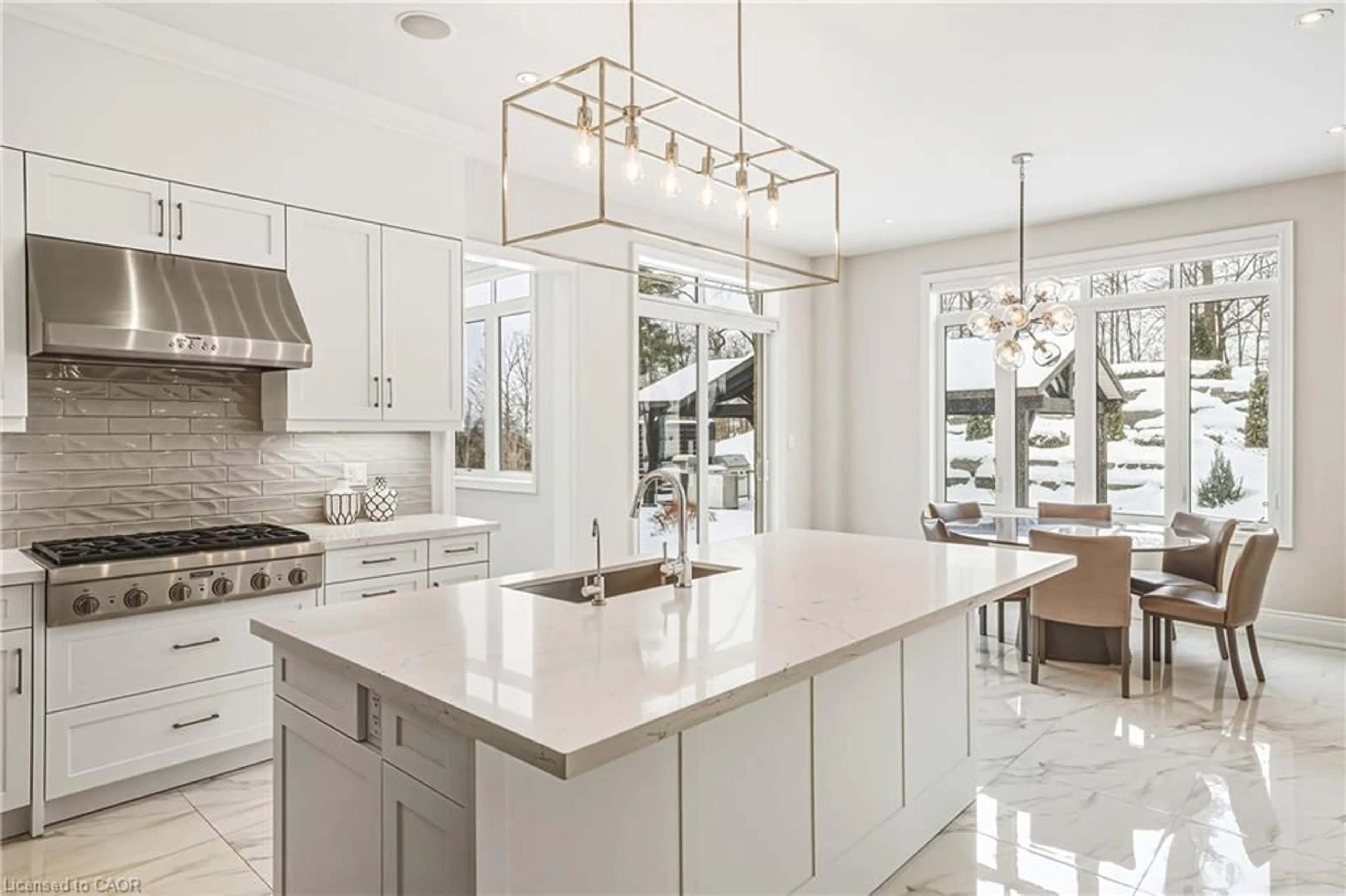 Contemporary kitchen, ceramic/tile floor for 197 Nottingham Forest Rd, Bradford Ontario L3Z 0H2