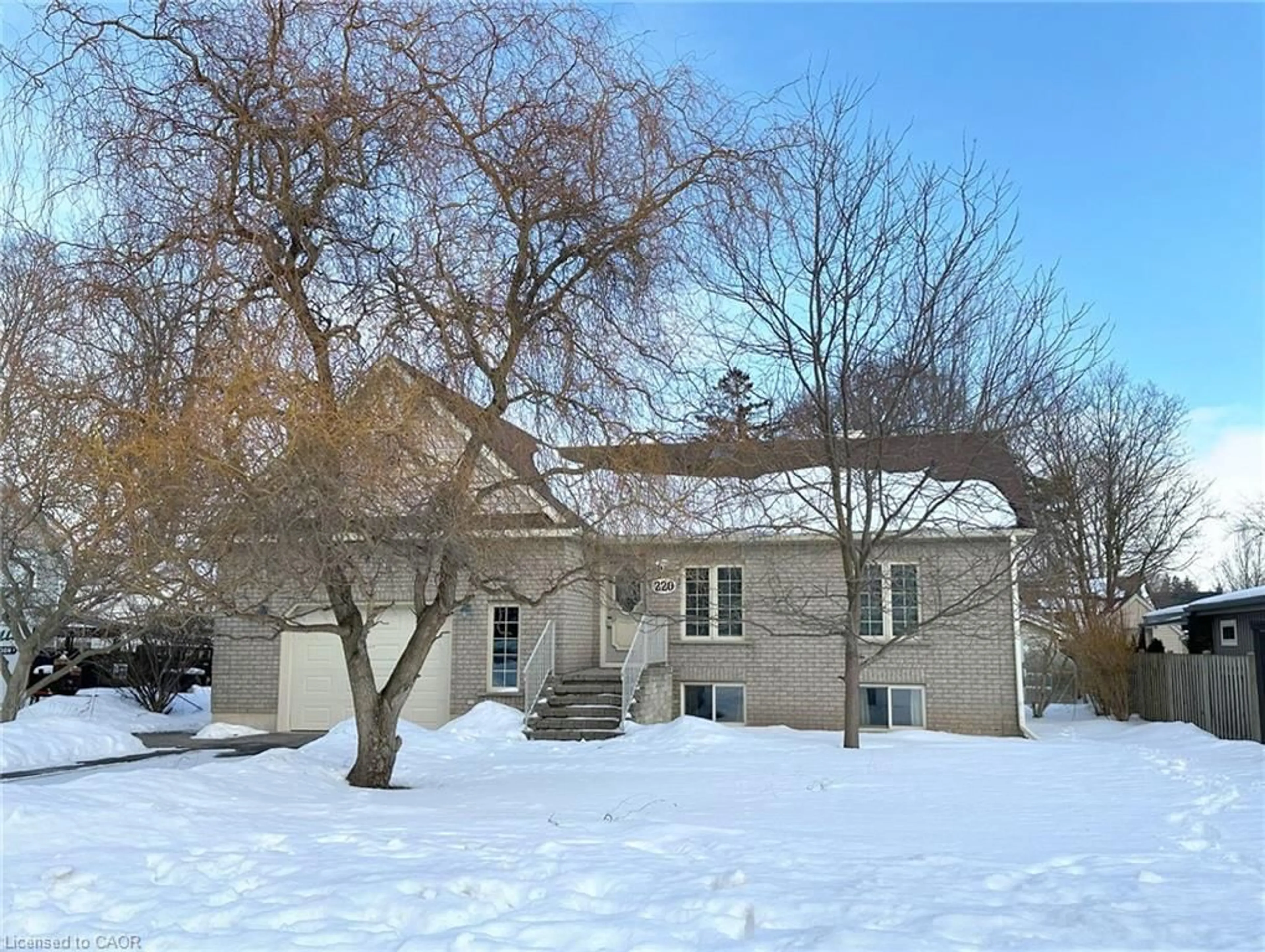 A pic from outside/outdoor area/front of a property/back of a property/a pic from drone, street for 220 Regent Ave, Port Dover Ontario N0A 1N0