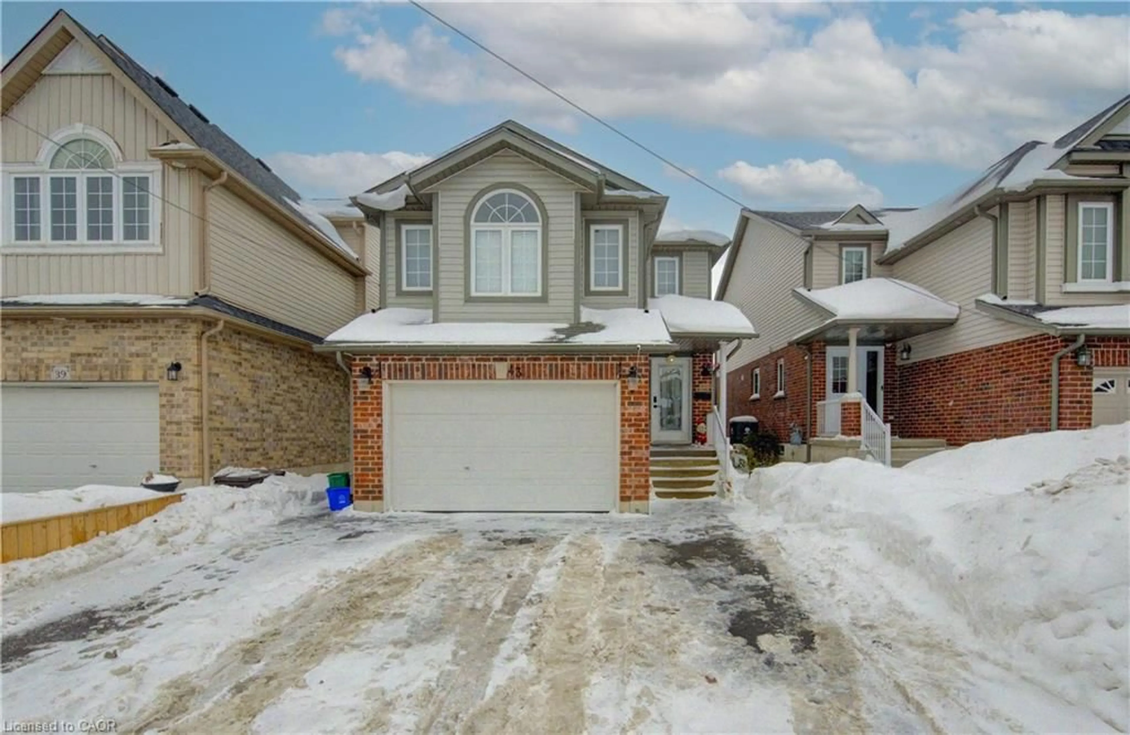 Home with brick exterior material, street for 43 Seabrook Dr, Kitchener Ontario N2R 1Y1