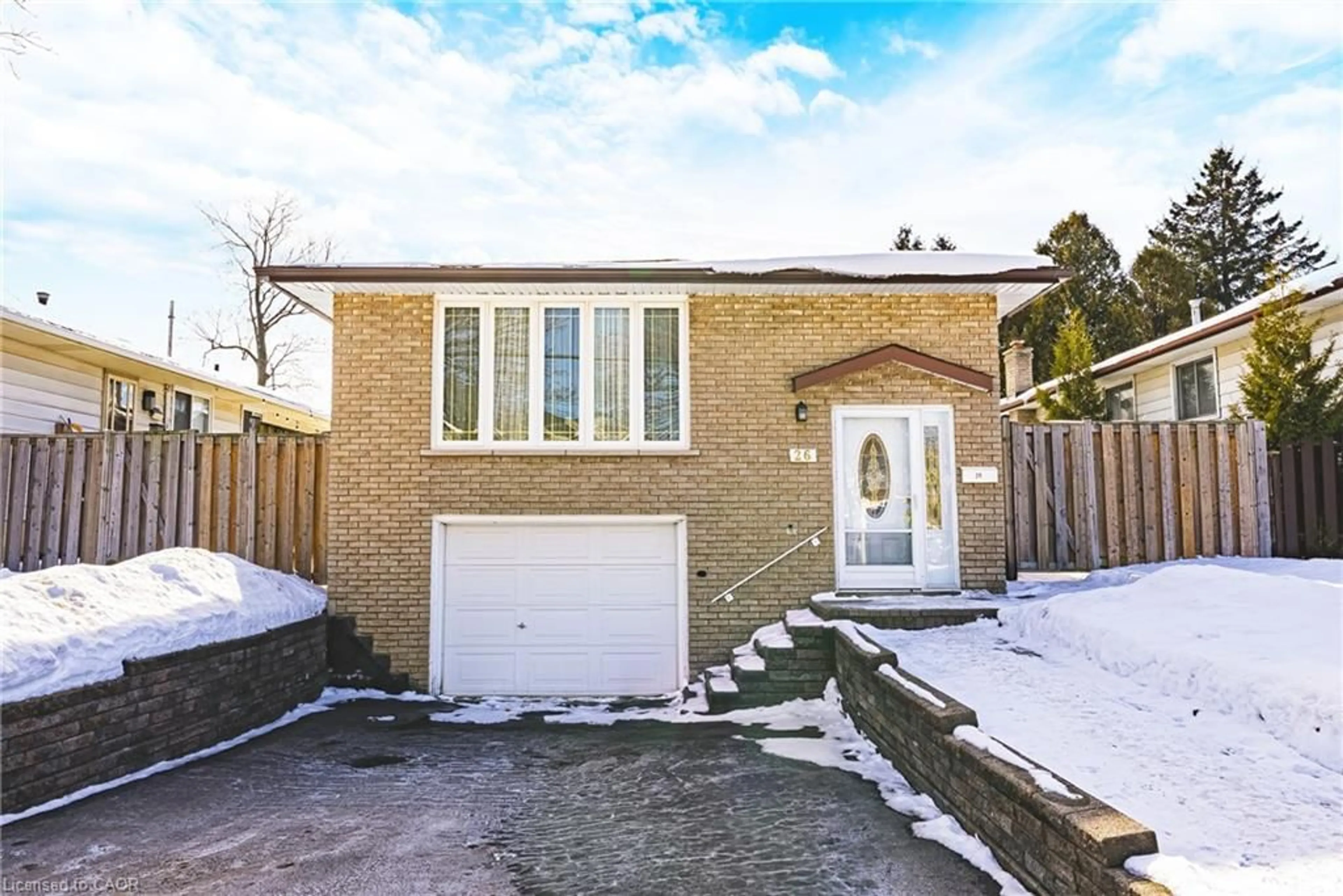 Home with brick exterior material, street for 26 Quaker Cres, Hamilton Ontario L8W 1H5