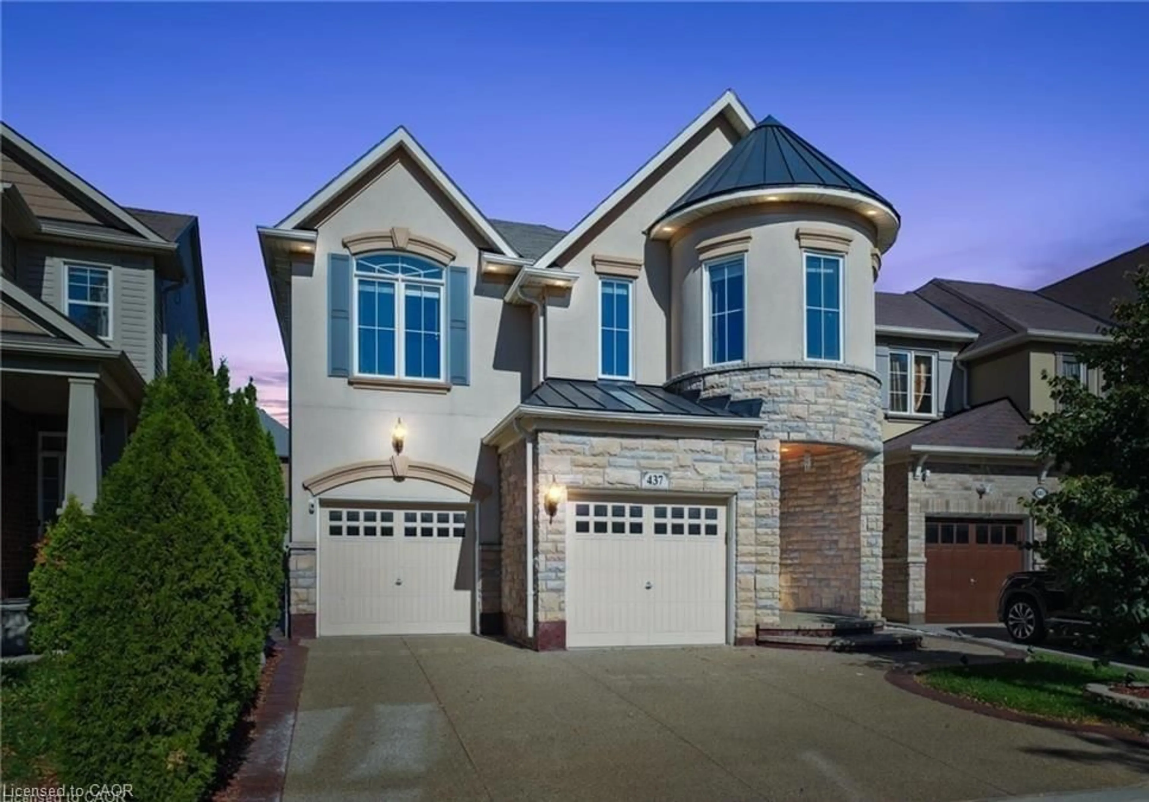 Home with brick exterior material, street for 437 Jelinik Terr, Milton Ontario L9T 7N2