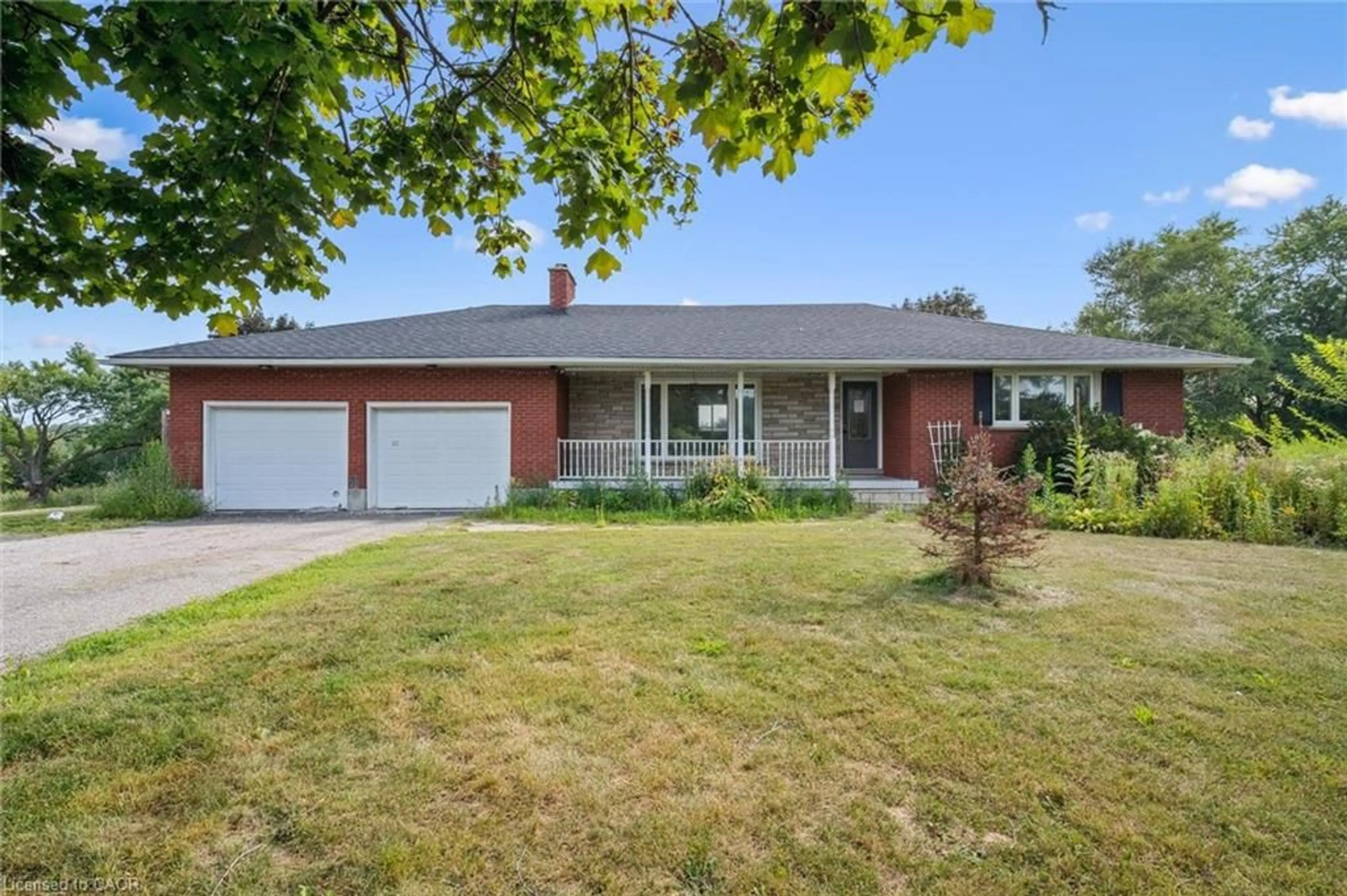 Home with brick exterior material, street for 4217 Victoria Rd, Puslinch Ontario N0B 2J0