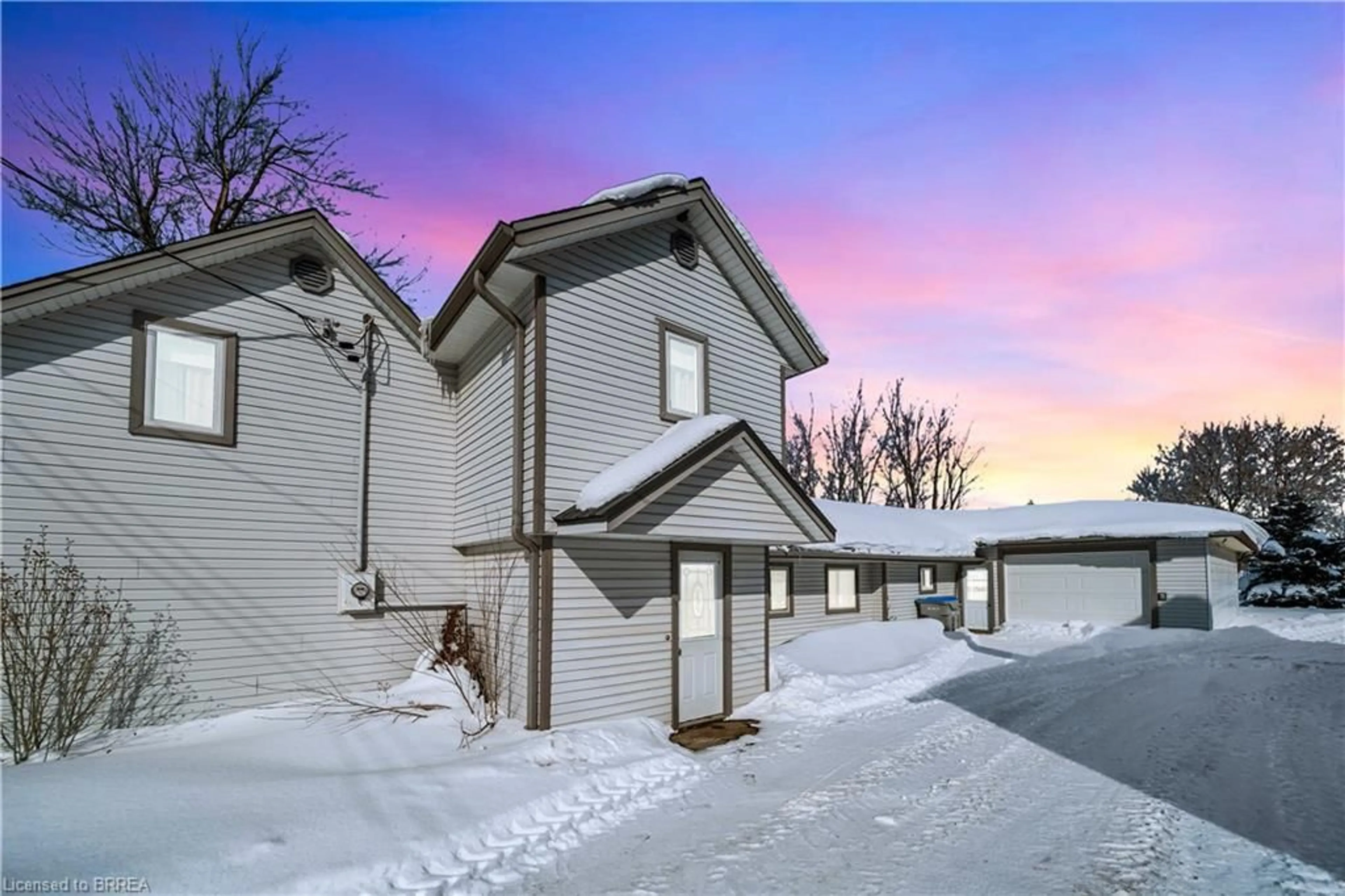 A pic from outside/outdoor area/front of a property/back of a property/a pic from drone, street for 4118 Line 83 Line, Listowel Ontario N4W 3G9