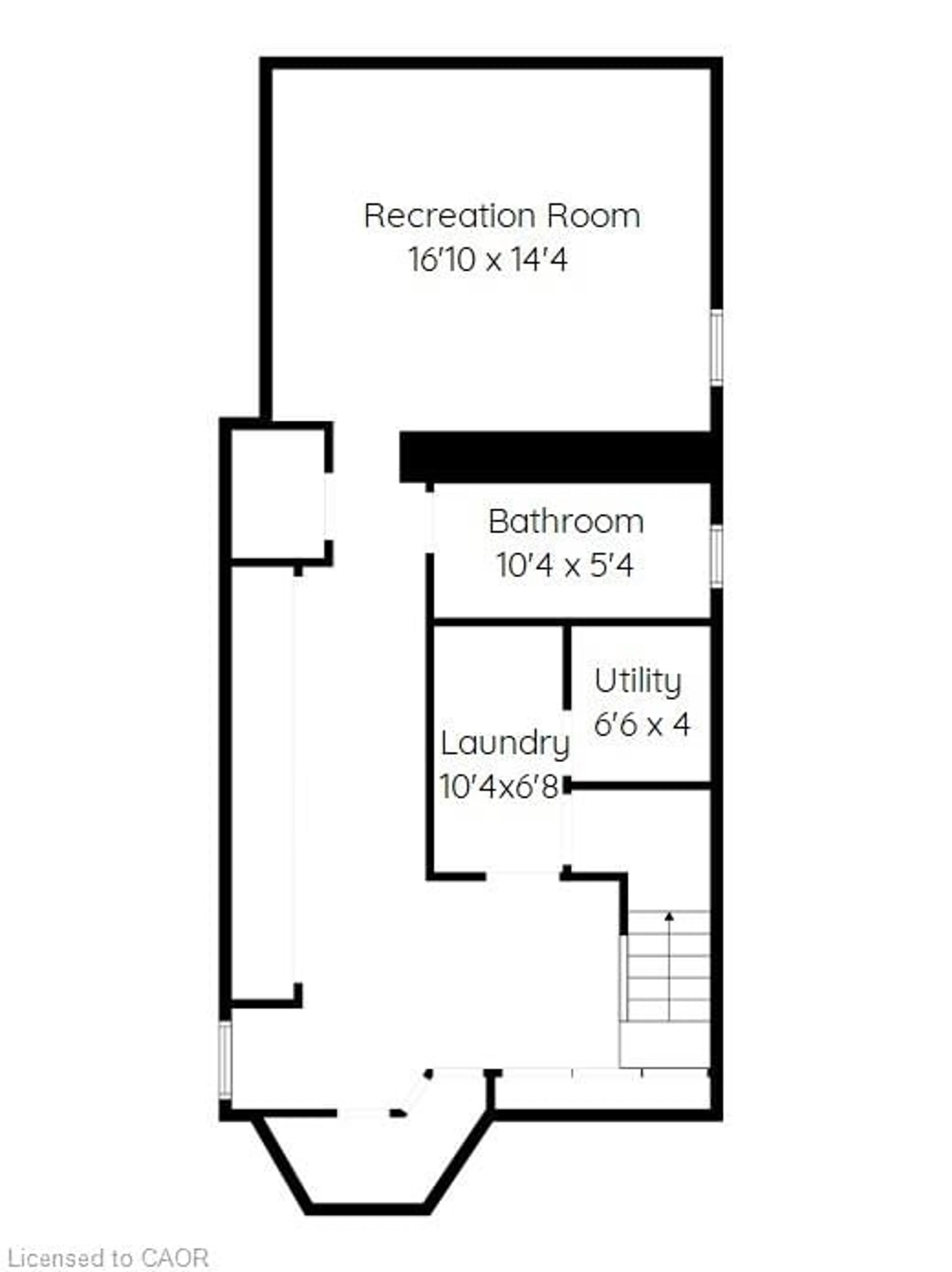 Floor plan for 69 London St, Hamilton Ontario L8K 2G4