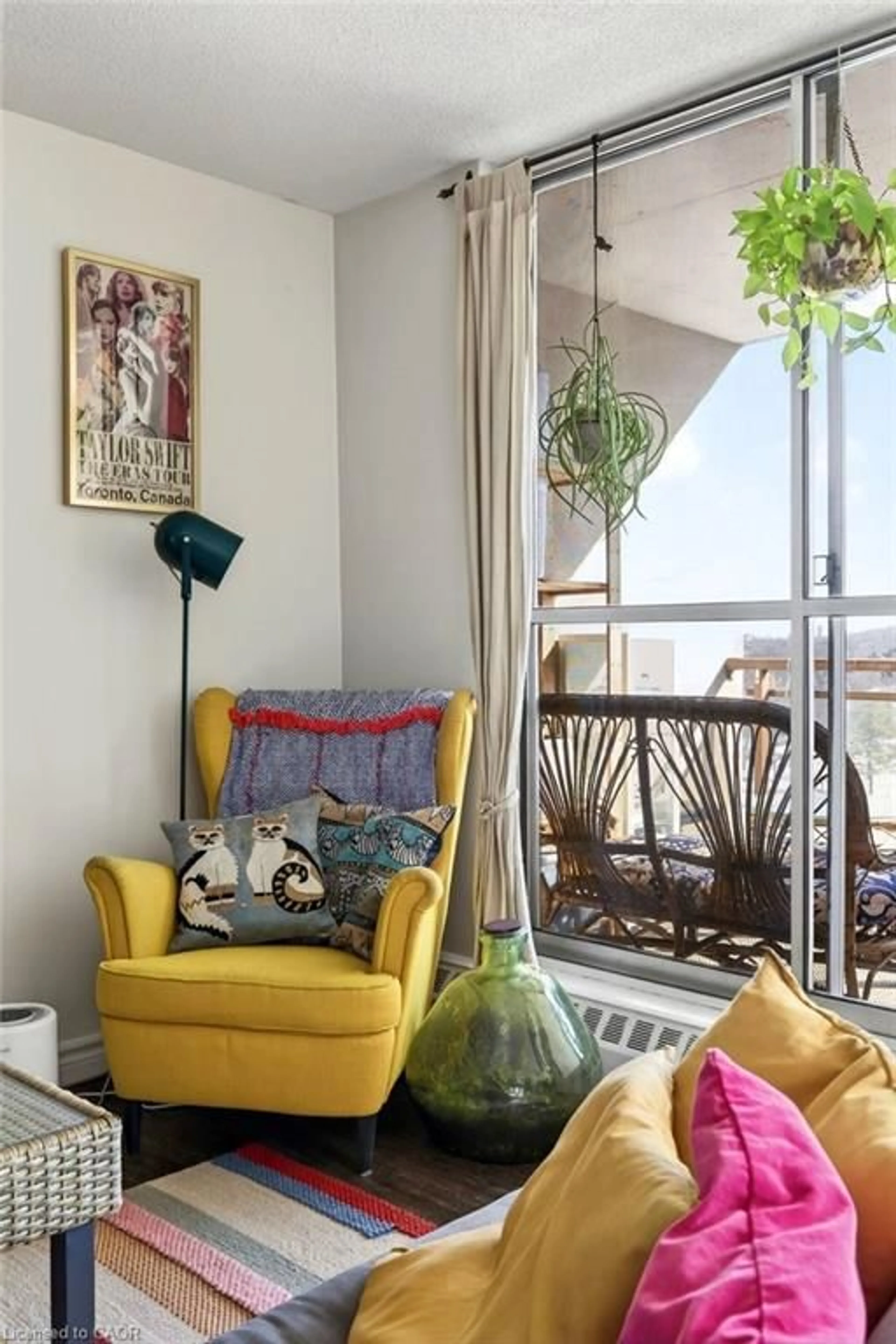 Balcony in the apartment, street for 1950 Main St #906, Hamilton Ontario L8S 4M9