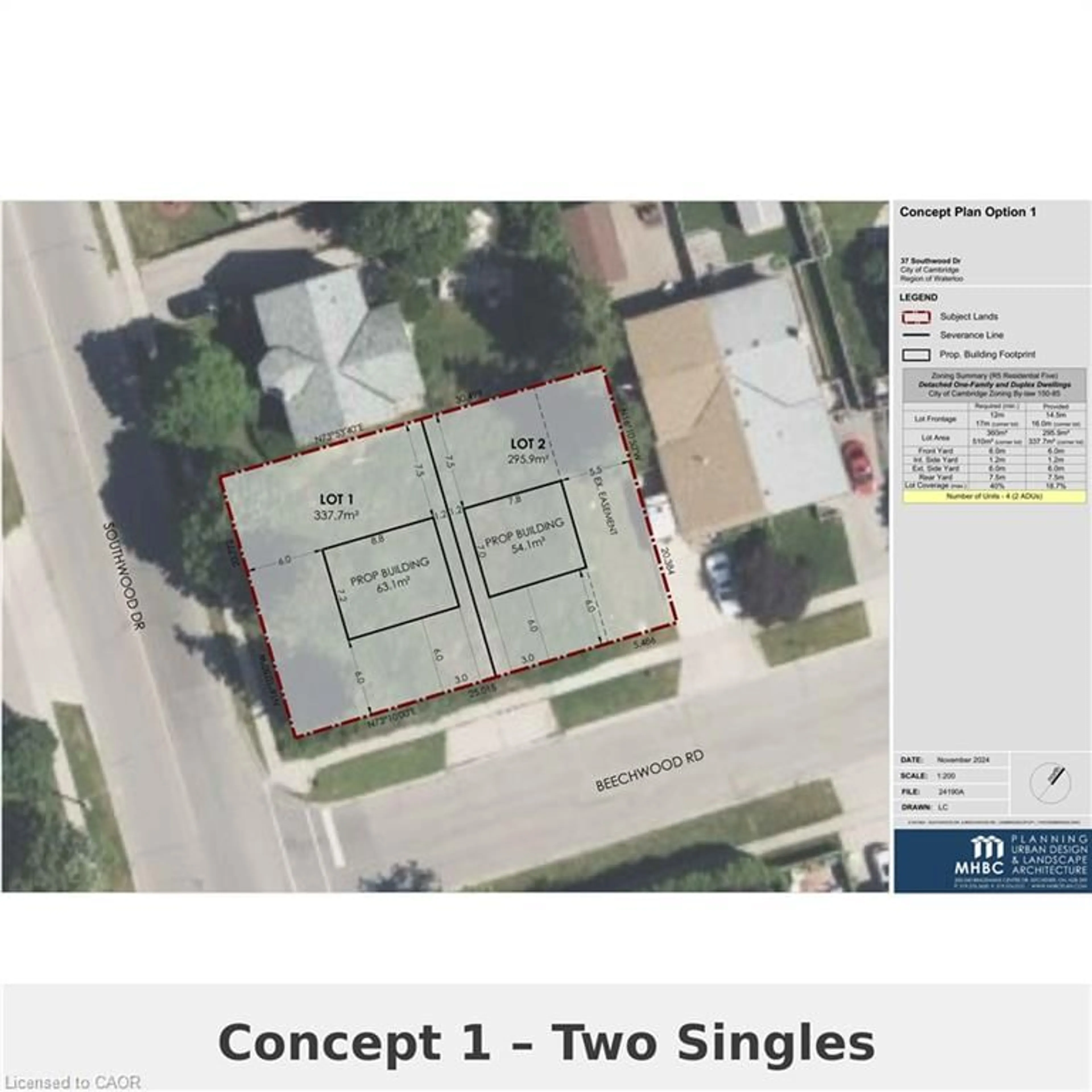 A pic from outside/outdoor area/front of a property/back of a property/a pic from drone, street for 37 Southwood Dr, Cambridge Ontario N1S 3S3