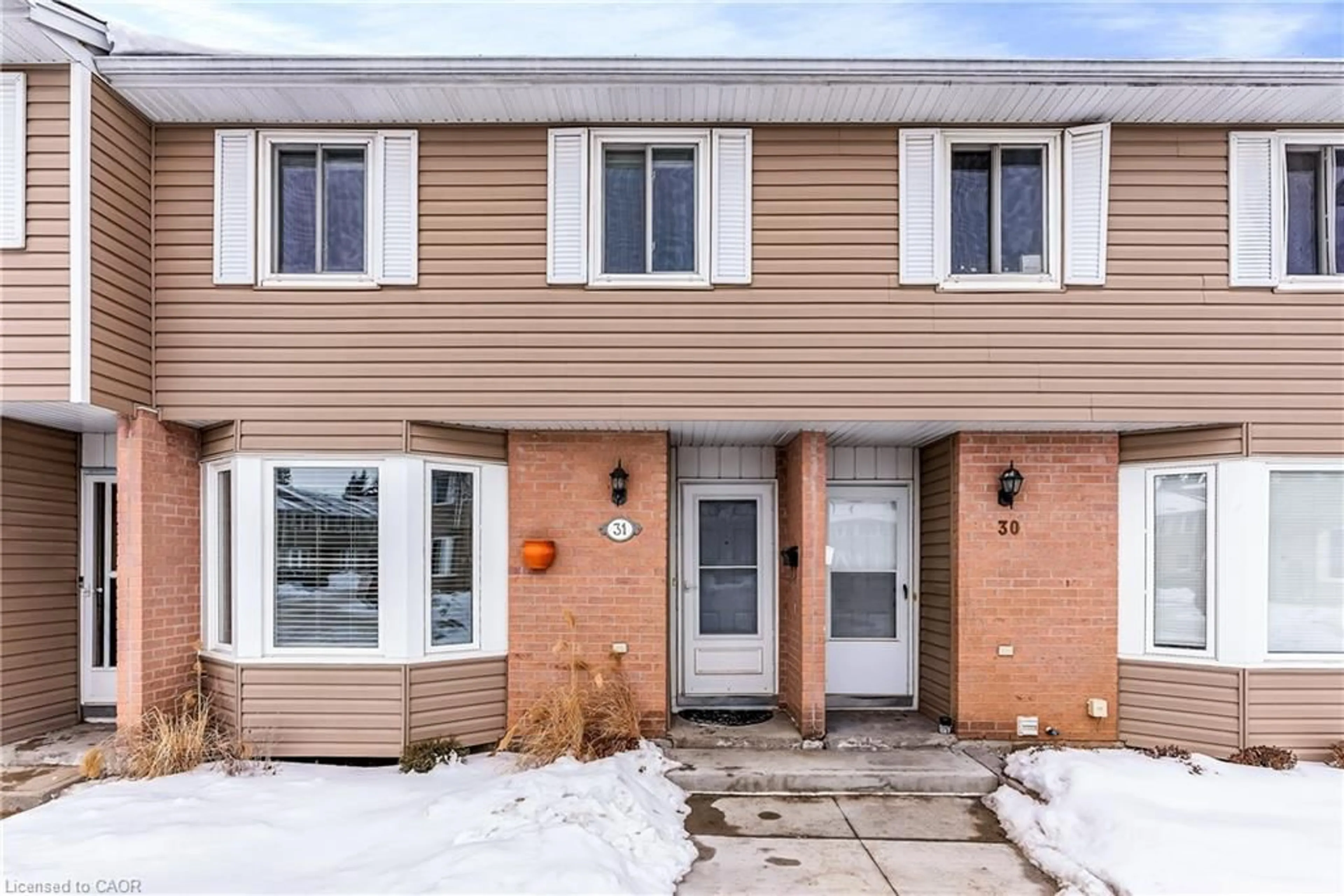 Home with brick exterior material, street for 10 Mill Creek Rd #31, Cambridge Ontario N1R 1J6
