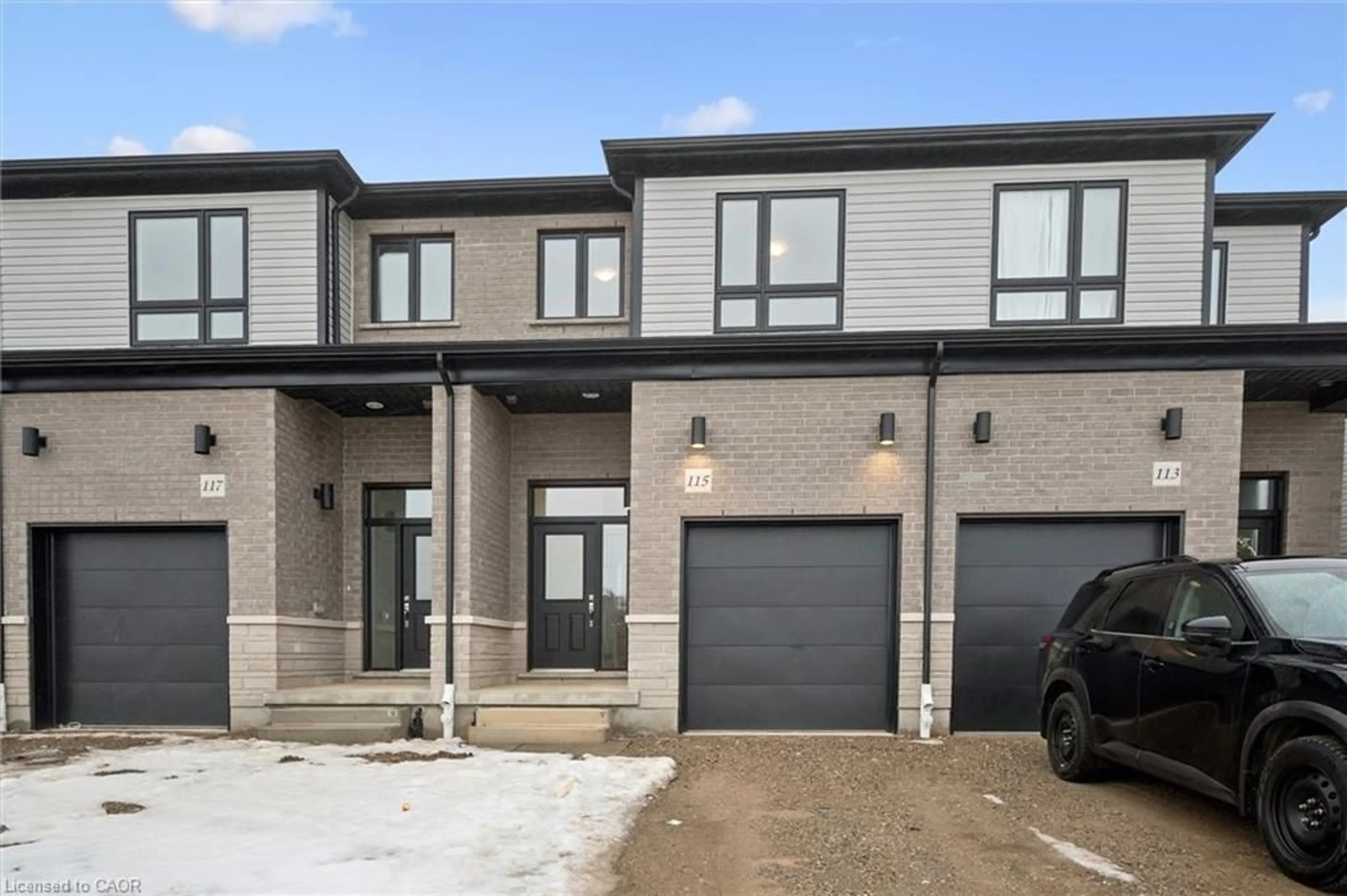Home with brick exterior material, street for 115 Winter Wren Cres, Kitchener Ontario N2P 0K7