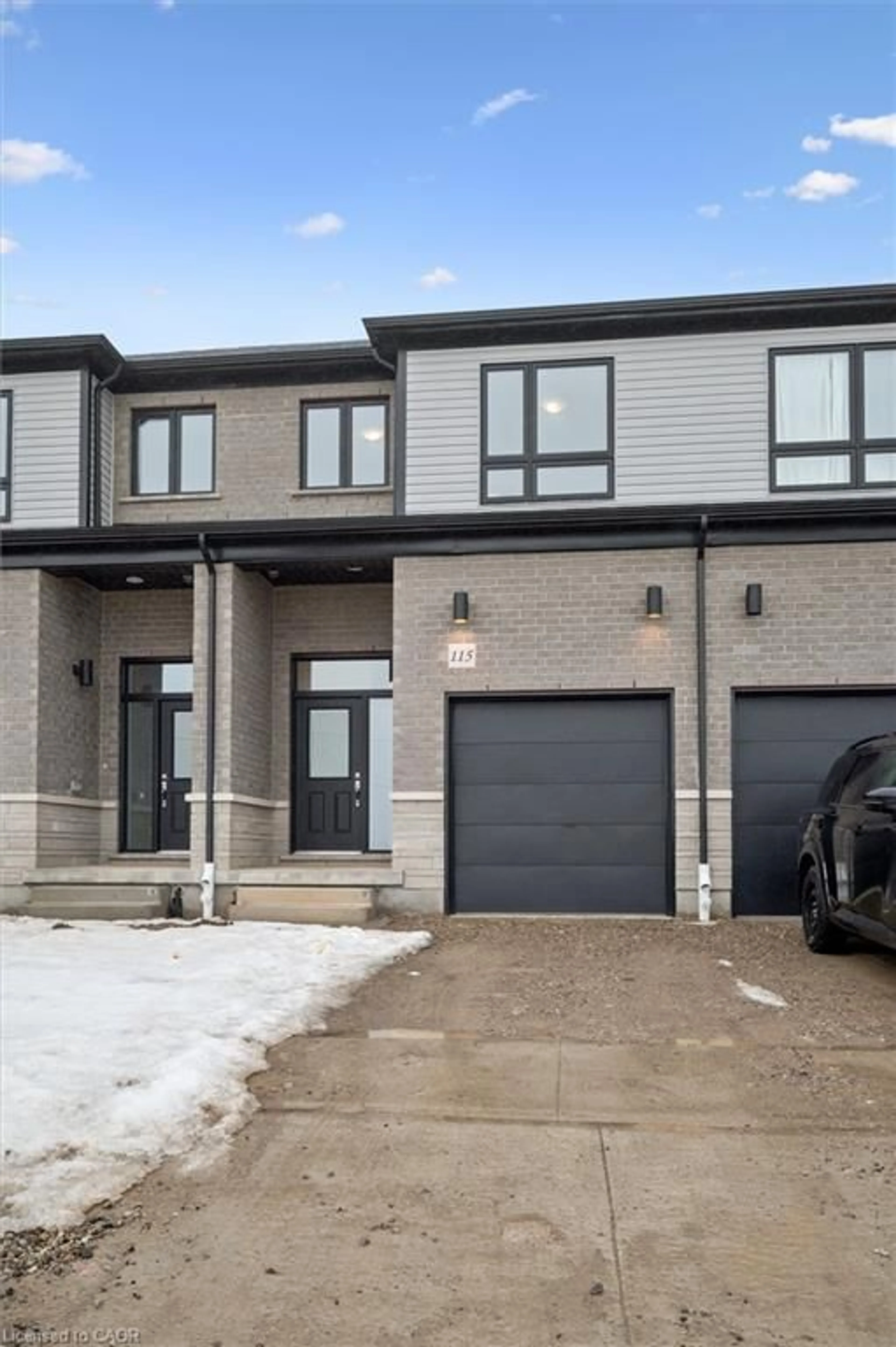 Home with brick exterior material, street for 115 Winter Wren Cres, Kitchener Ontario N2P 0K7