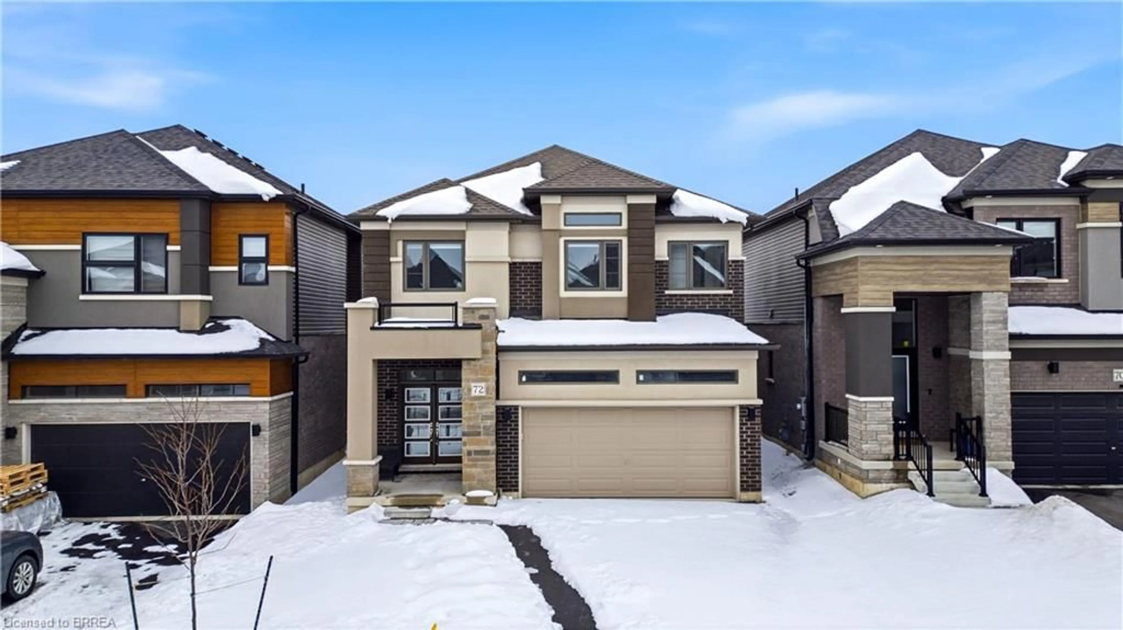 Home with brick exterior material, street for 72 George Brier Dr, Paris Ontario N3L 0M2