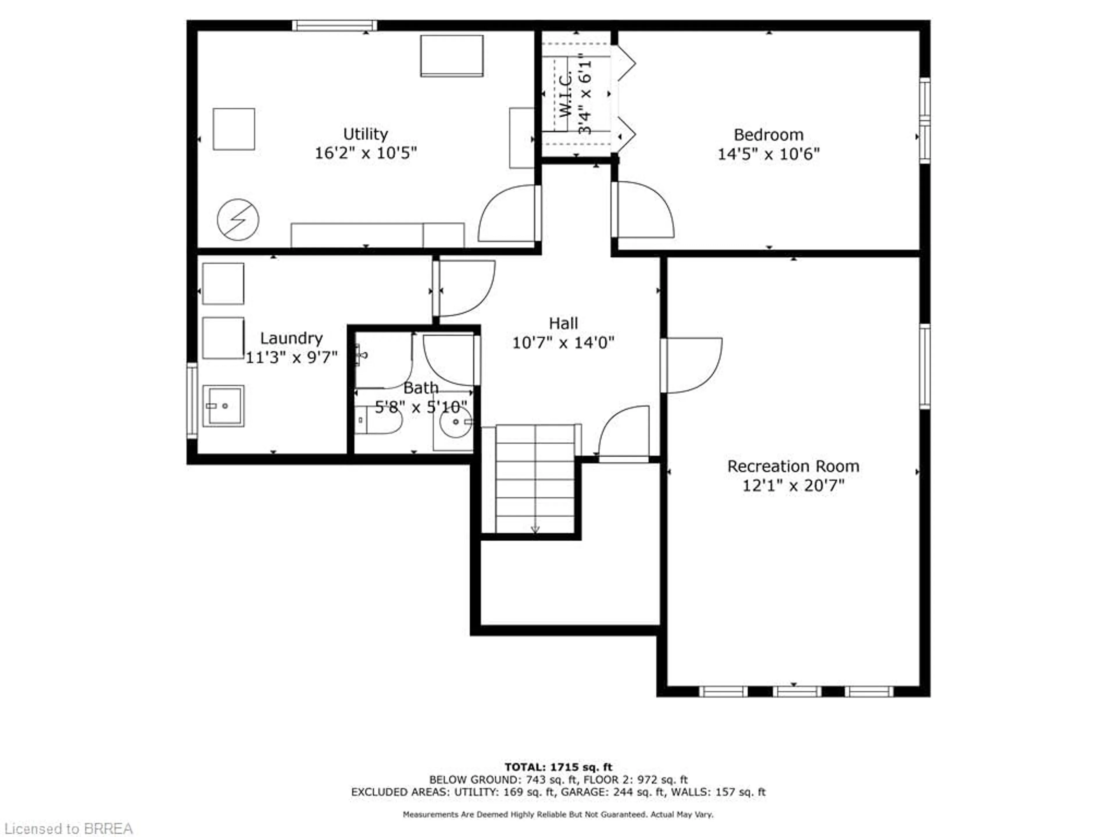 Floor plan for 1565 Old Brock St, Vittoria Ontario N0E 1W0