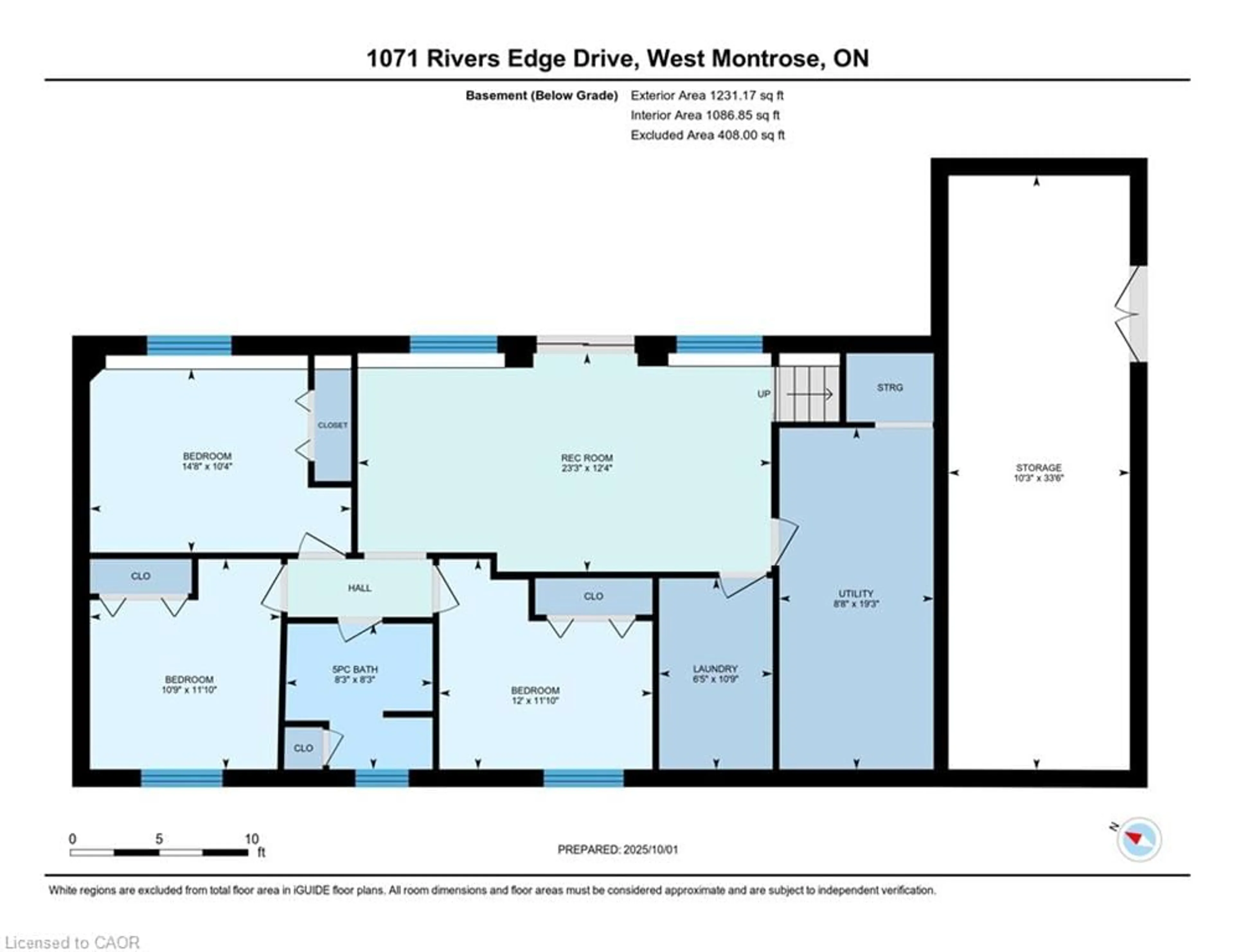 Floor plan for 1071 Rivers Edge Dr, West Montrose Ontario N0B 2V0