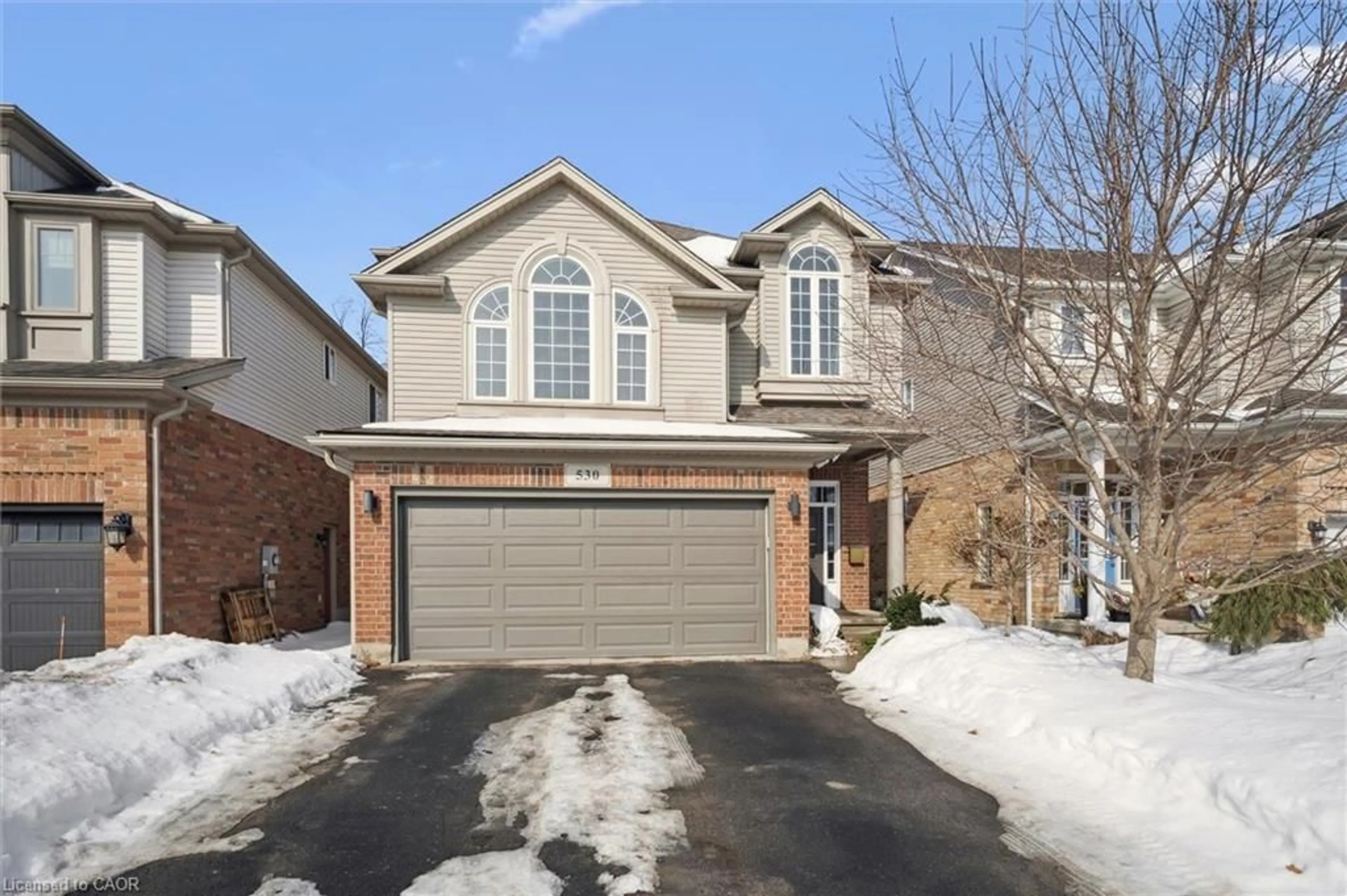 Home with brick exterior material, street for 530 Little Dover Cres, Waterloo Ontario N2K 4E4