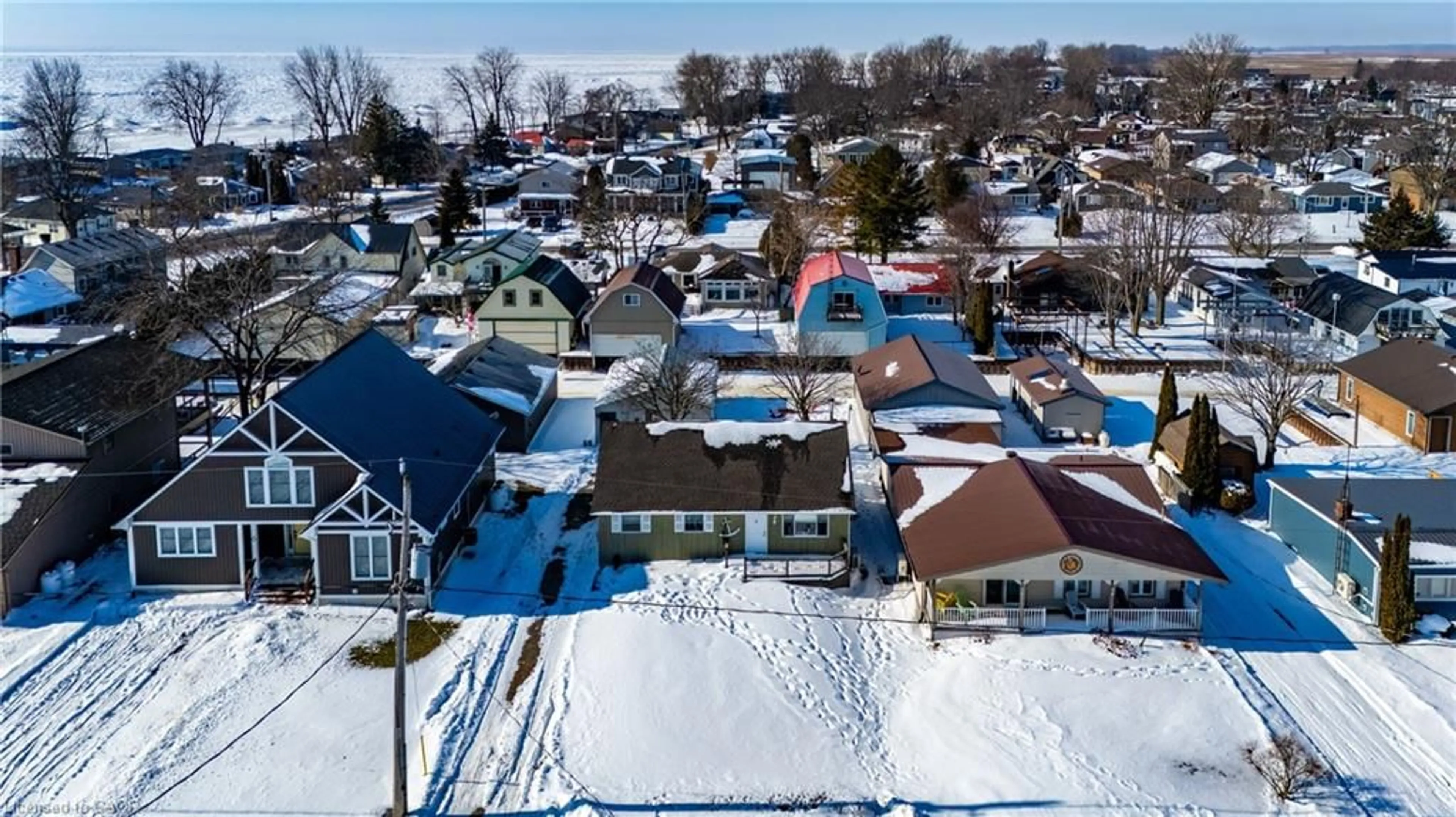 A pic from outside/outdoor area/front of a property/back of a property/a pic from drone, street for 8 Pickerel Rd, Long Point Ontario N0E 1M0